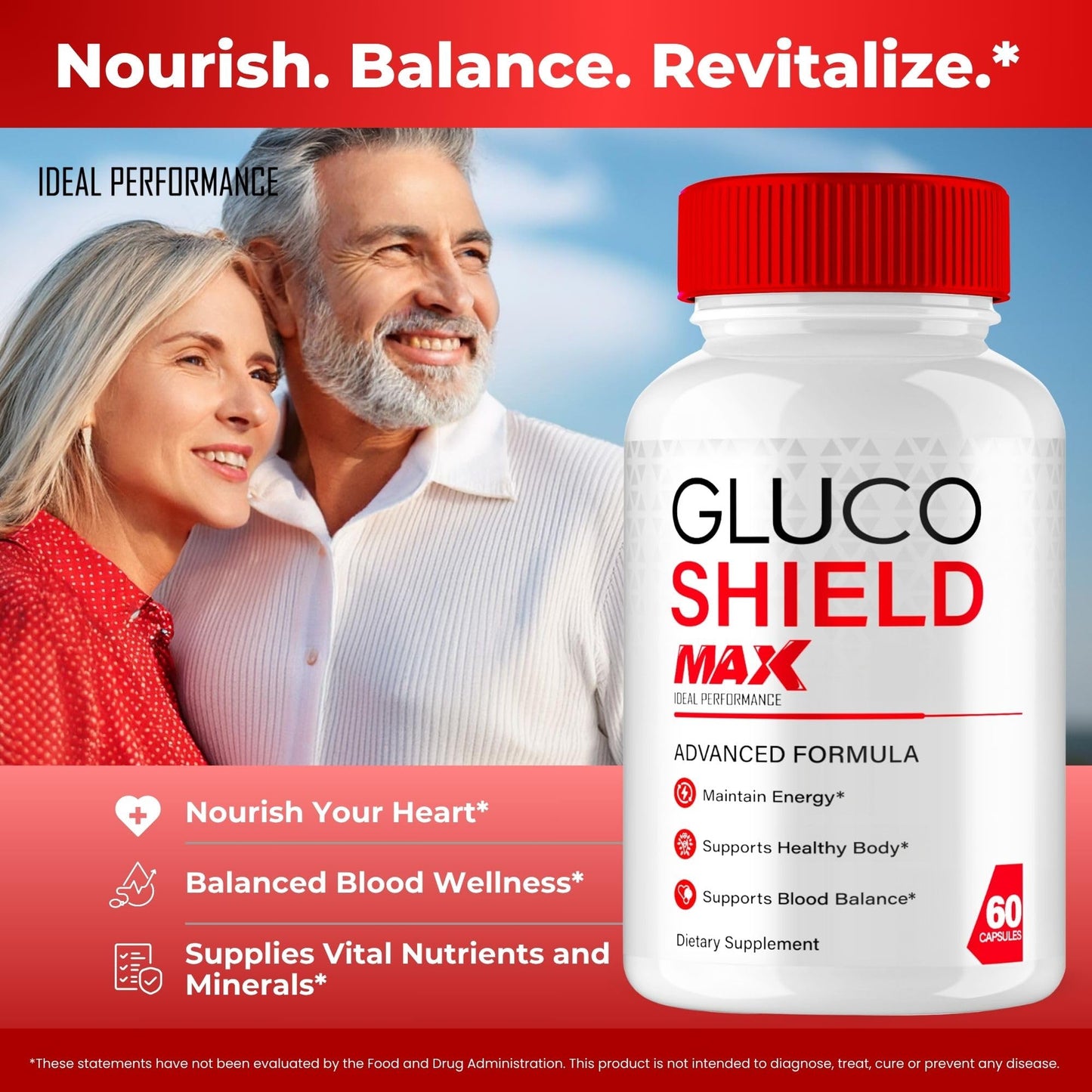 IDEAL PERFORMANCE Gluco Shield Max Capsules 120 Capsules