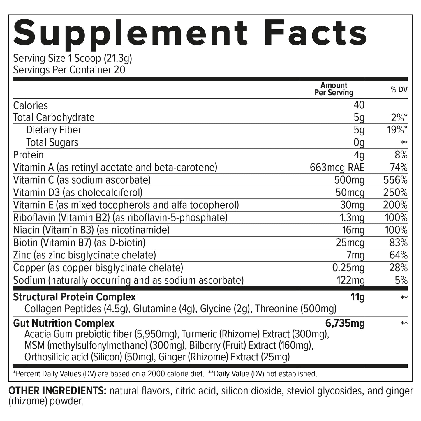 Essential Nutrition Collagen Gut Collagen Peptides Powder, 14.11 oz