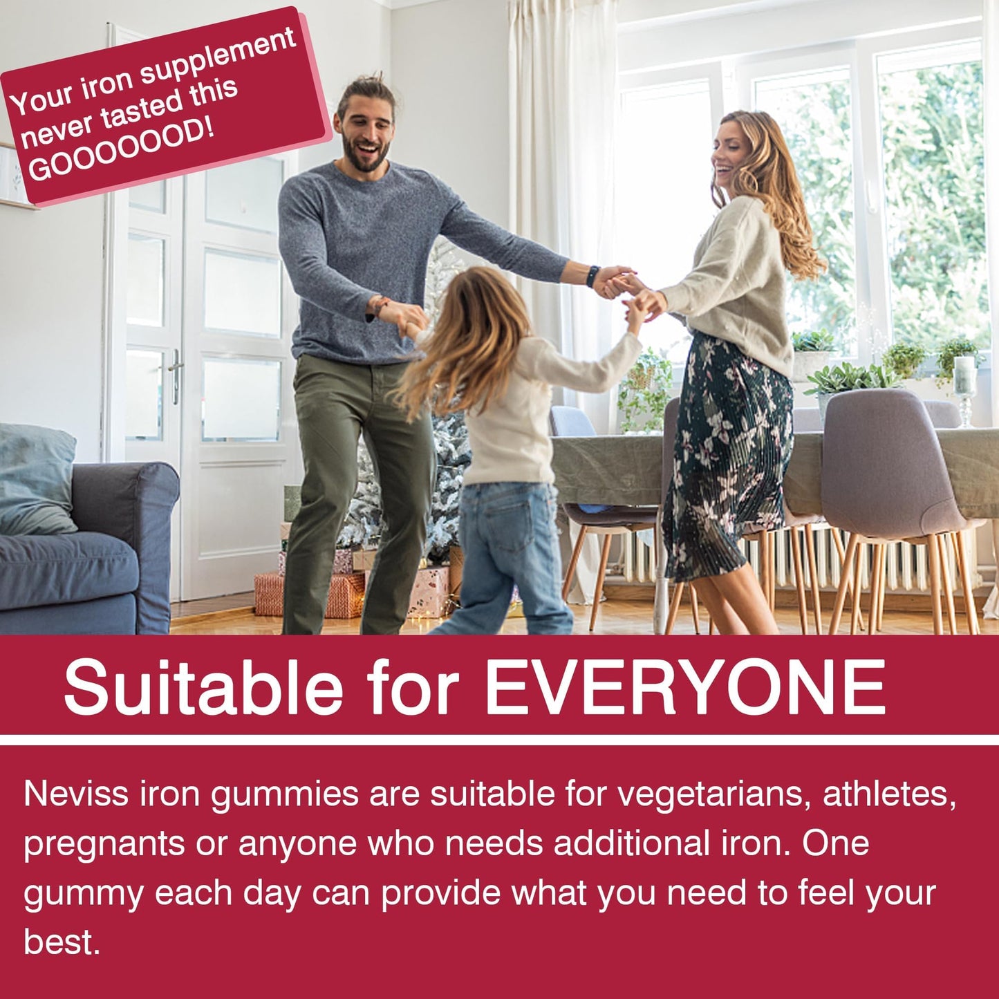 NEVISS Iron + Zinc Copper Gummies