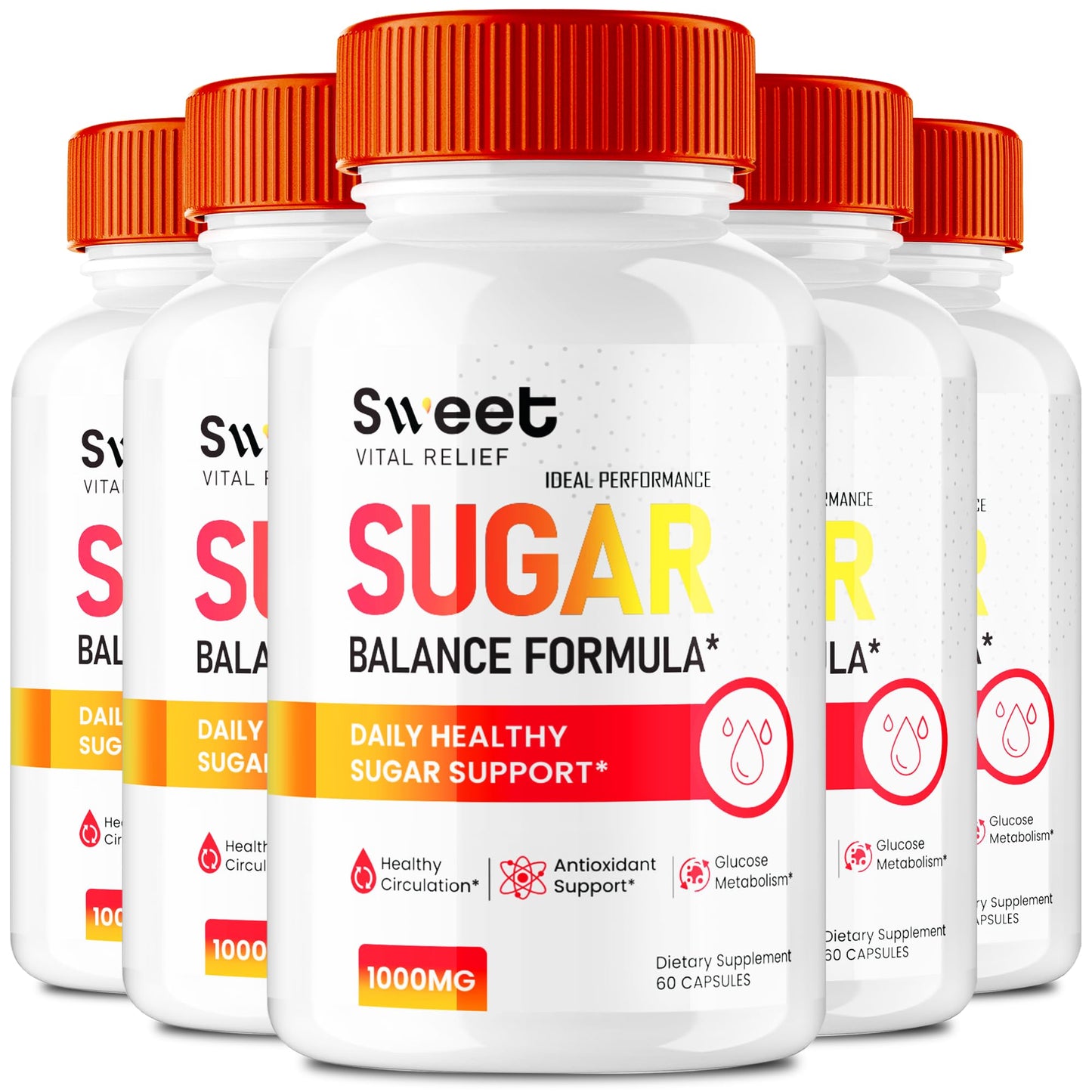 IDEAL PERFORMANCE Sweet Vital Relief Blood Balance Formula Capsules 300
