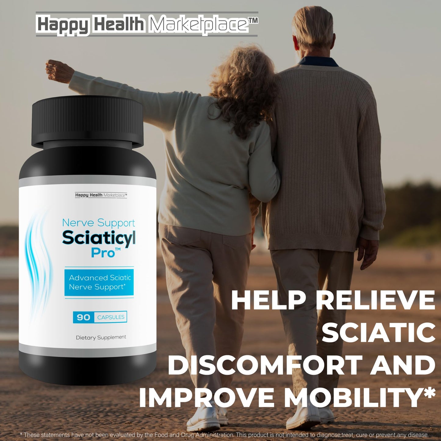 Happy Health Marketplace Nerve Support Sciaticyl Pro Capsule 90 Count