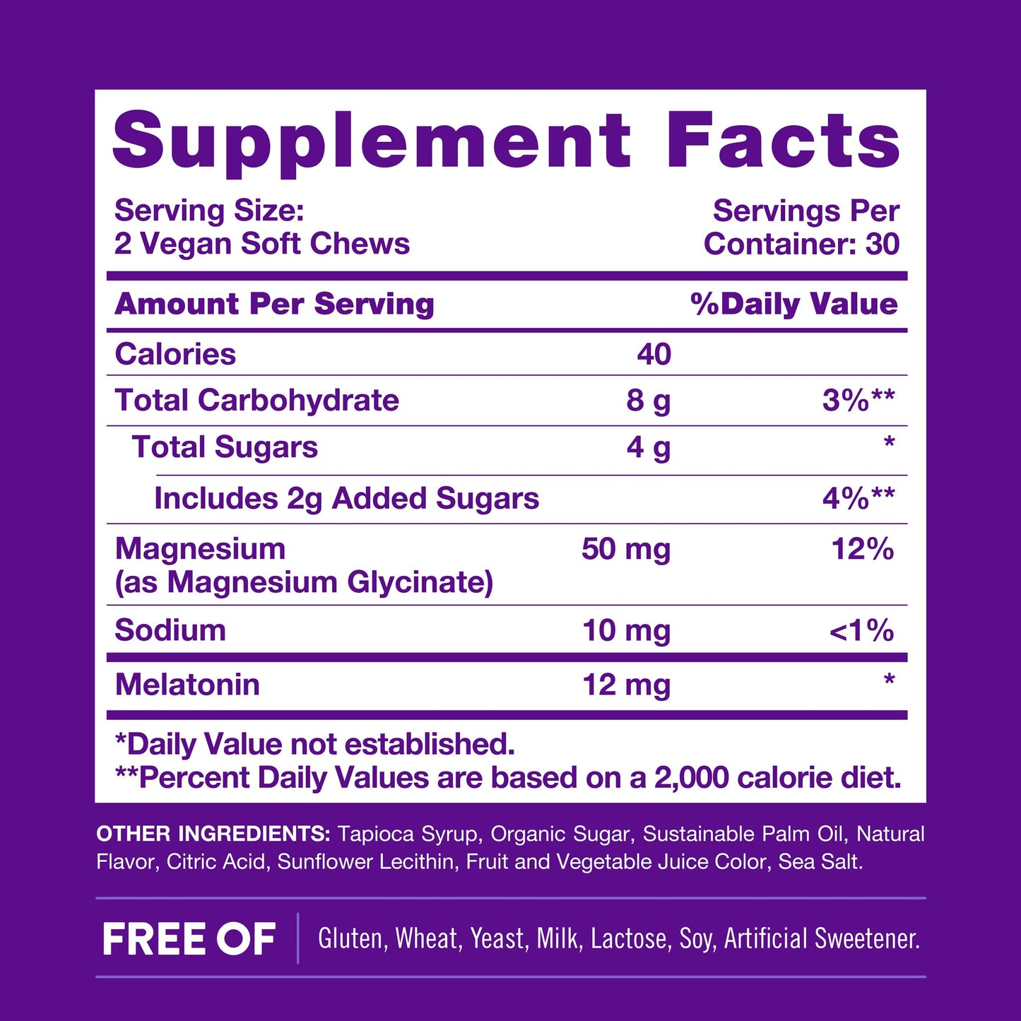Nature's Truth Melatonin with Magnesium Soft Chews 60 Count