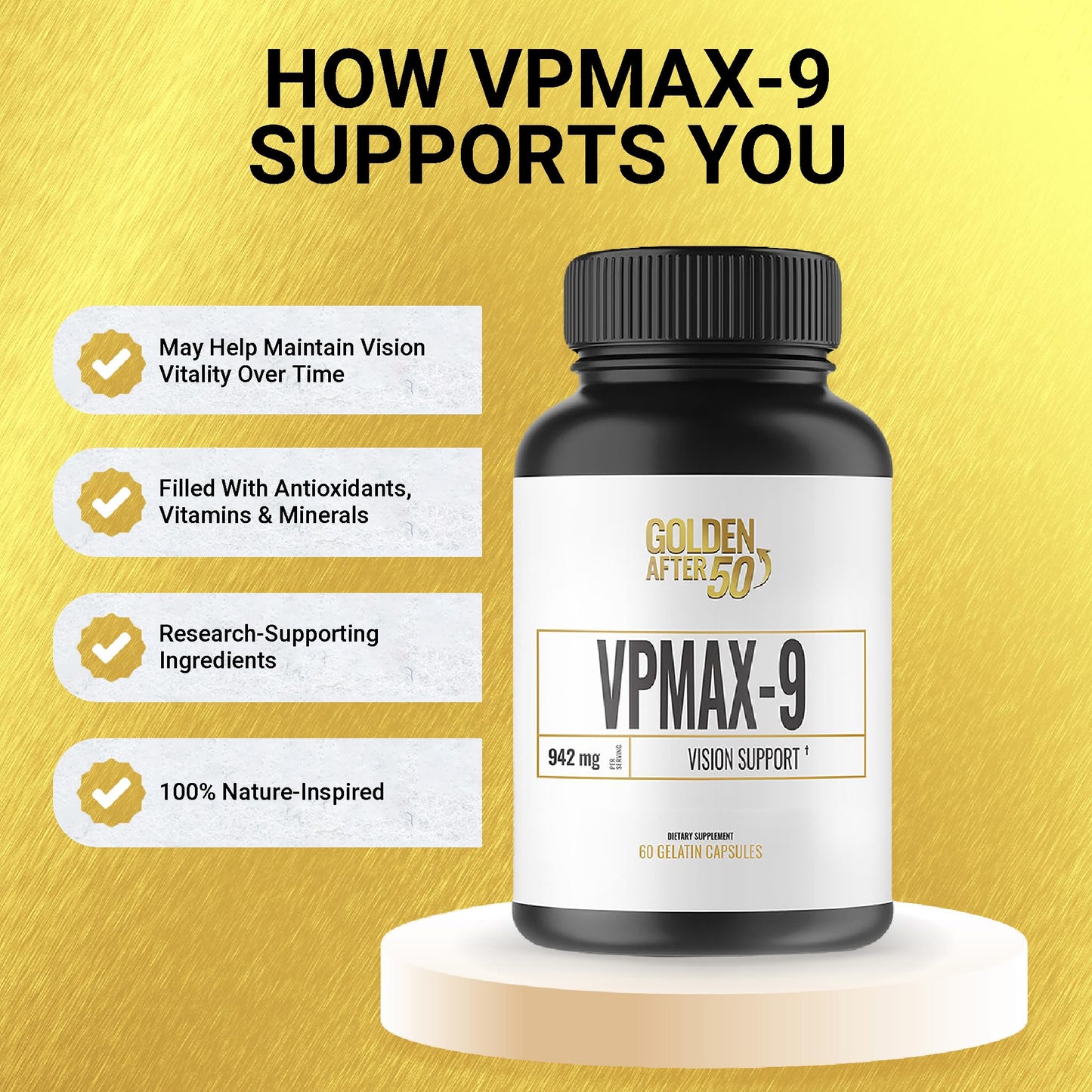 Golden After 50 VpMax-9 Capsule, 1 Capsule