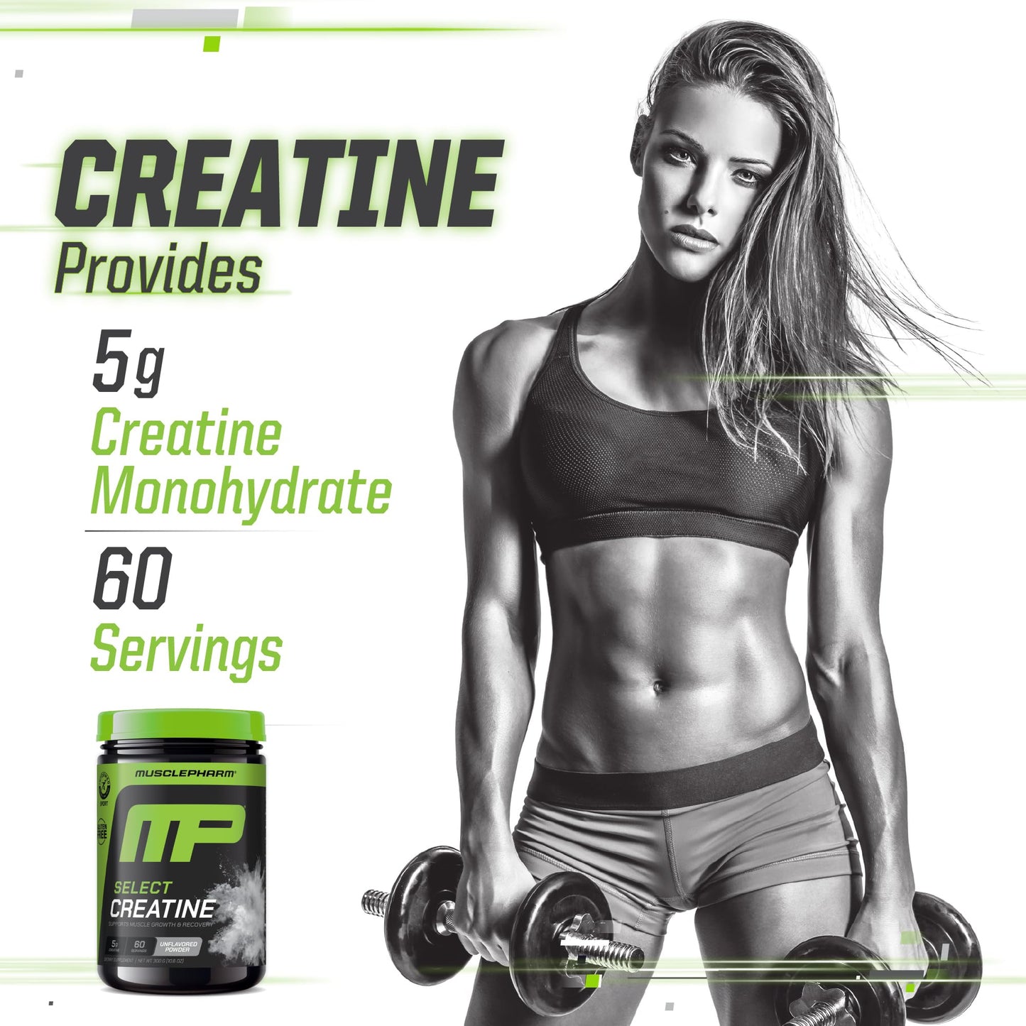 Muscle Pharm Creatine Monohydrate Powder 10.5 Ounce