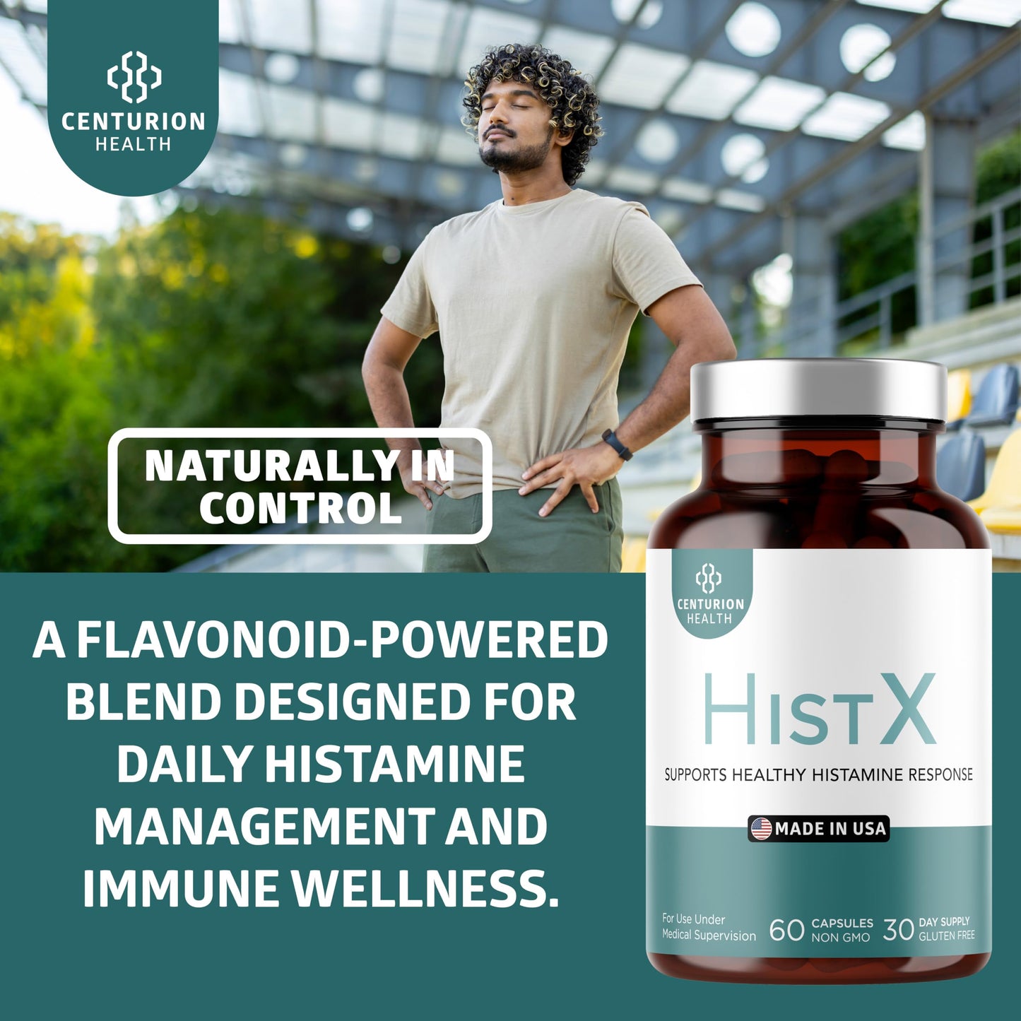 Centurion Health Histx Support Supplement, 60 Capsules