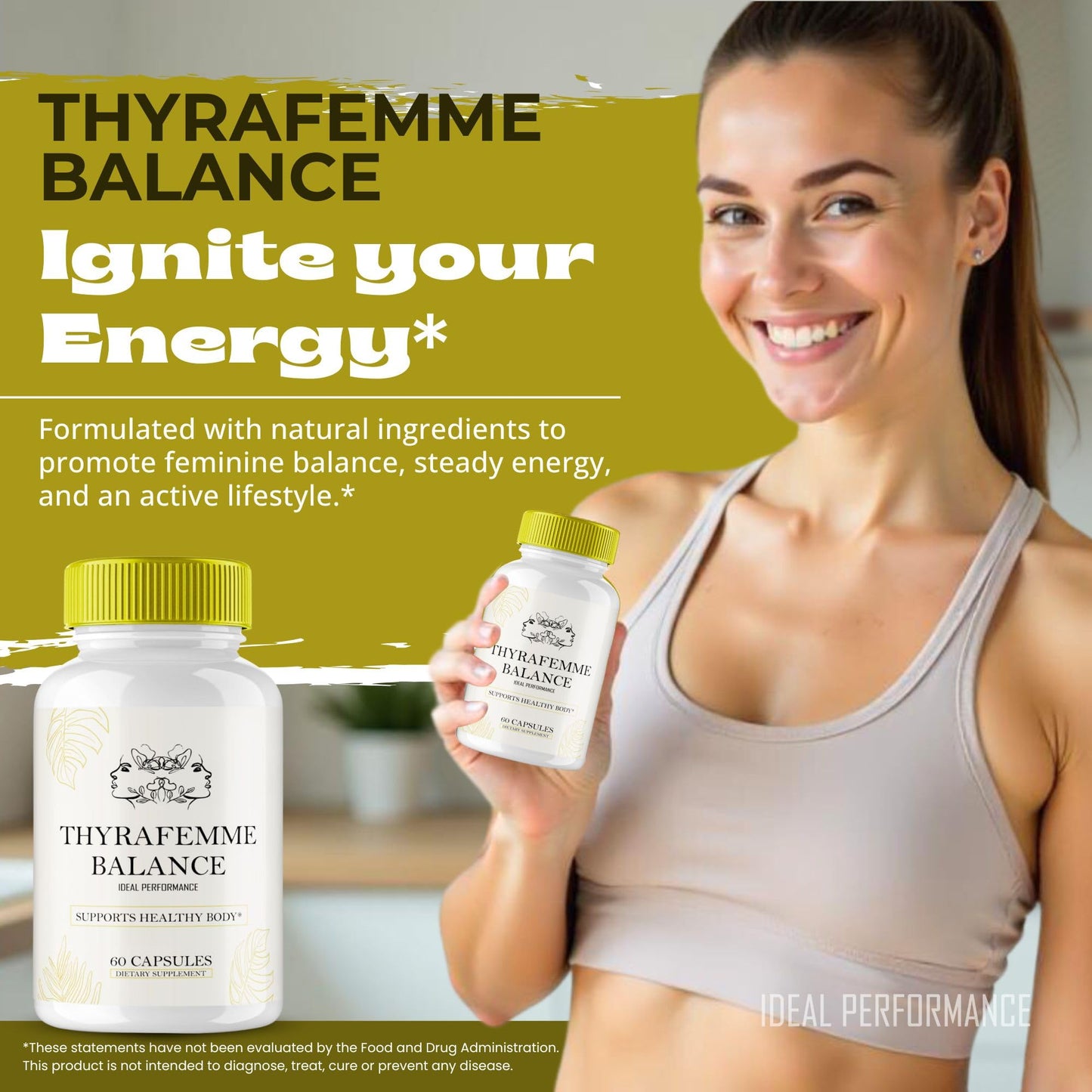 IDEAL PERFORMANCE ThyraFemme Balance for Women Capsules 120 Capsules
