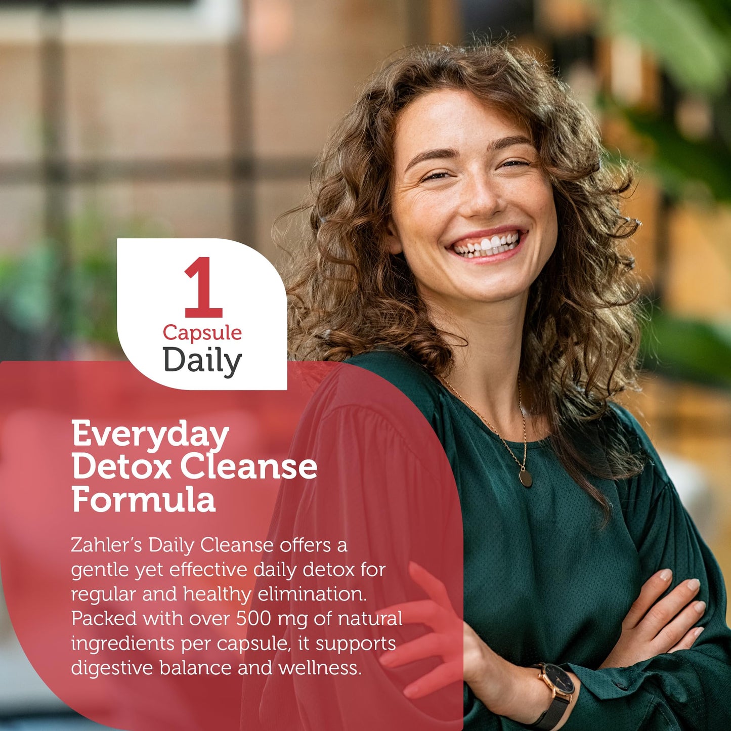 Zahler Daily Cleanse, Digestive Cleanse & Detox Formula Capsule 60 Capsules