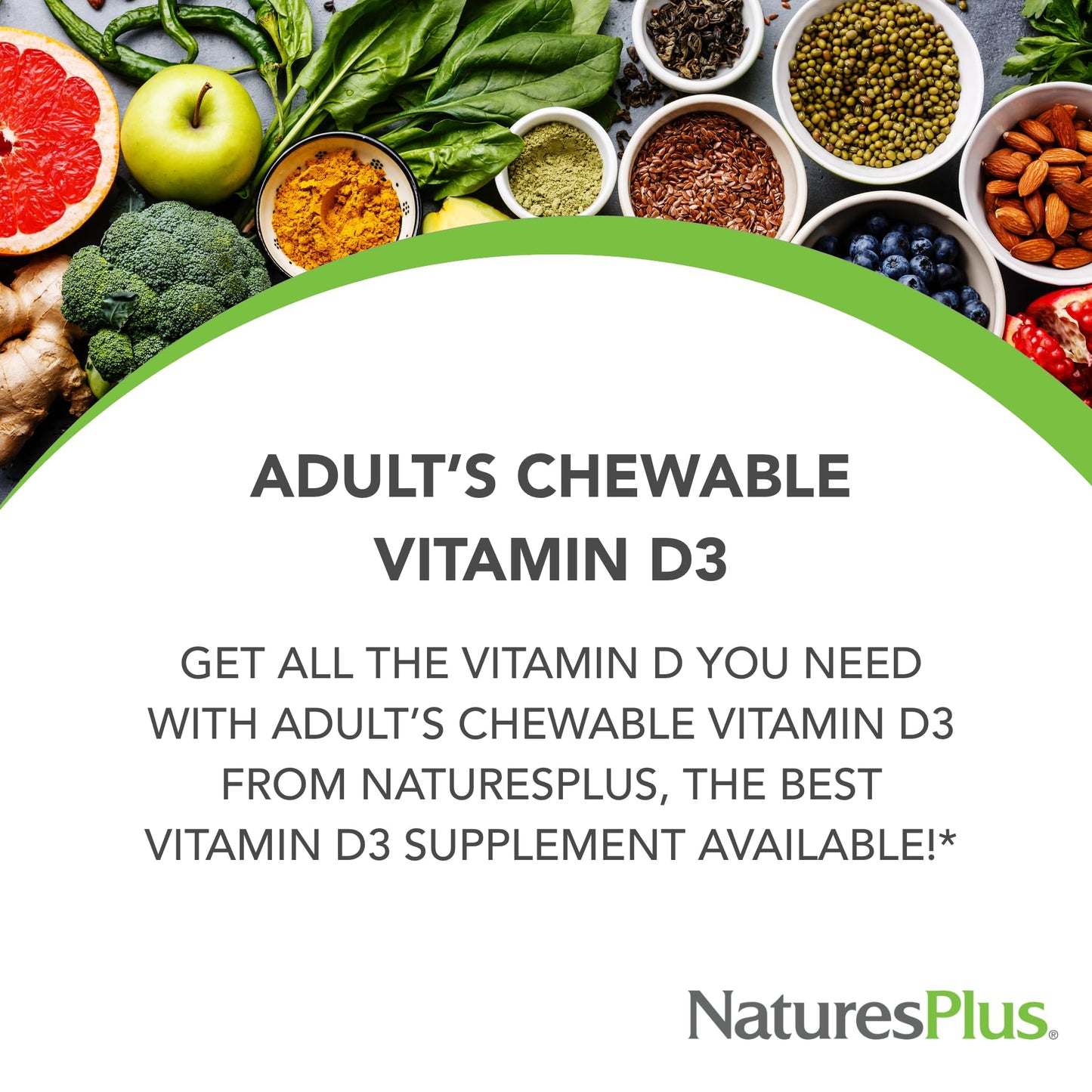 NaturesPlus Vitamin D3 1000 IU Gummy 90