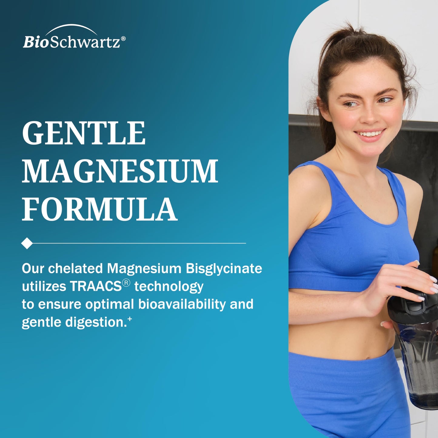 BioSchwartz Magnesium Bisglycinate Powder 8.36 Ounce