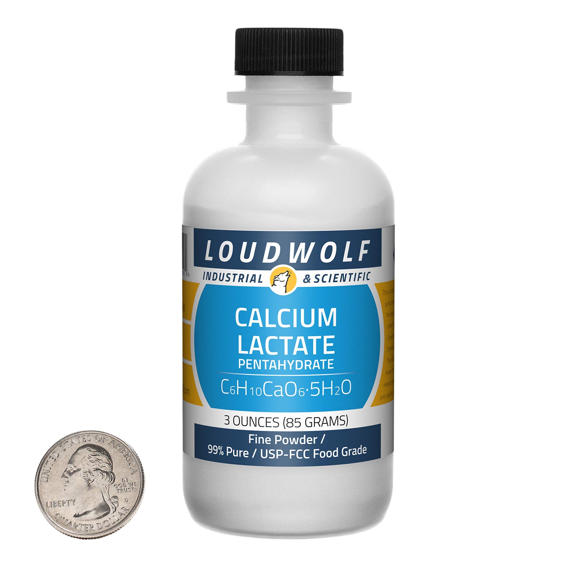 Loudwolf Calcium Lactate Powder 3 oz
