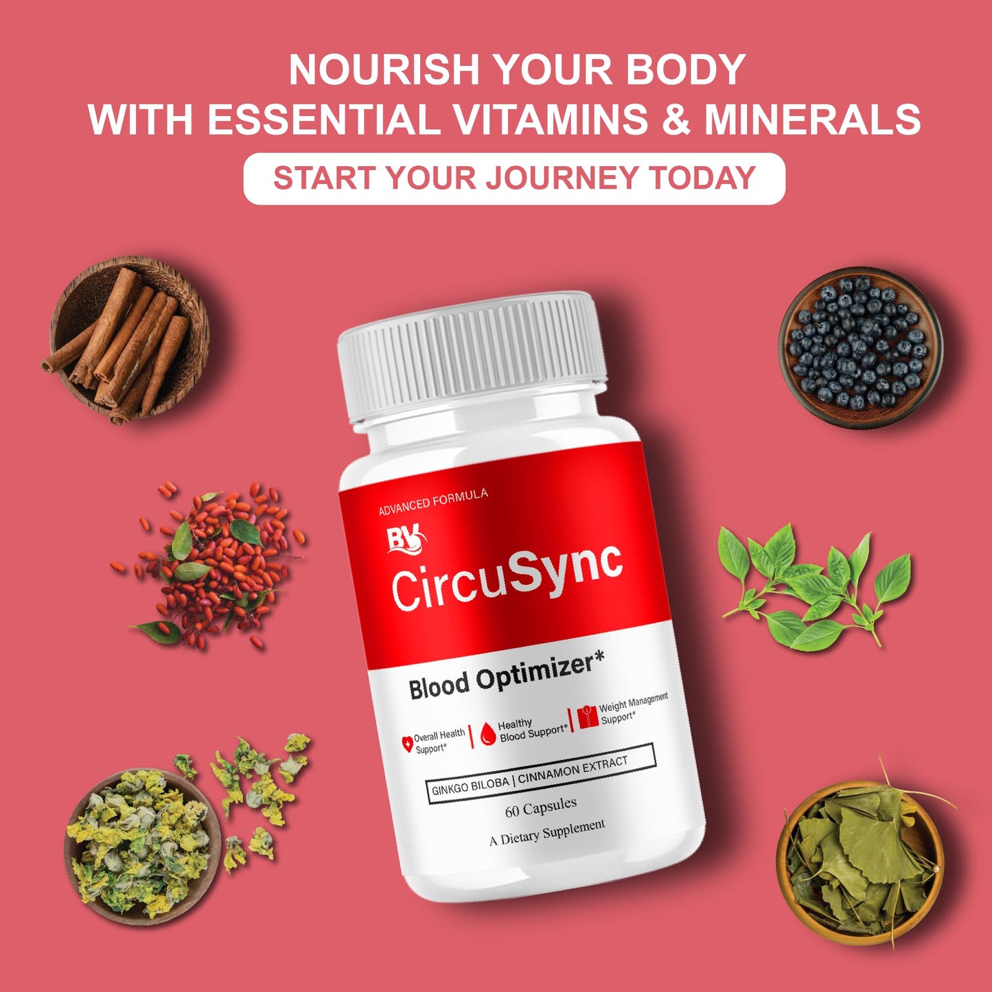 BLUE VIBE Circusync Capsules 120 Capsules