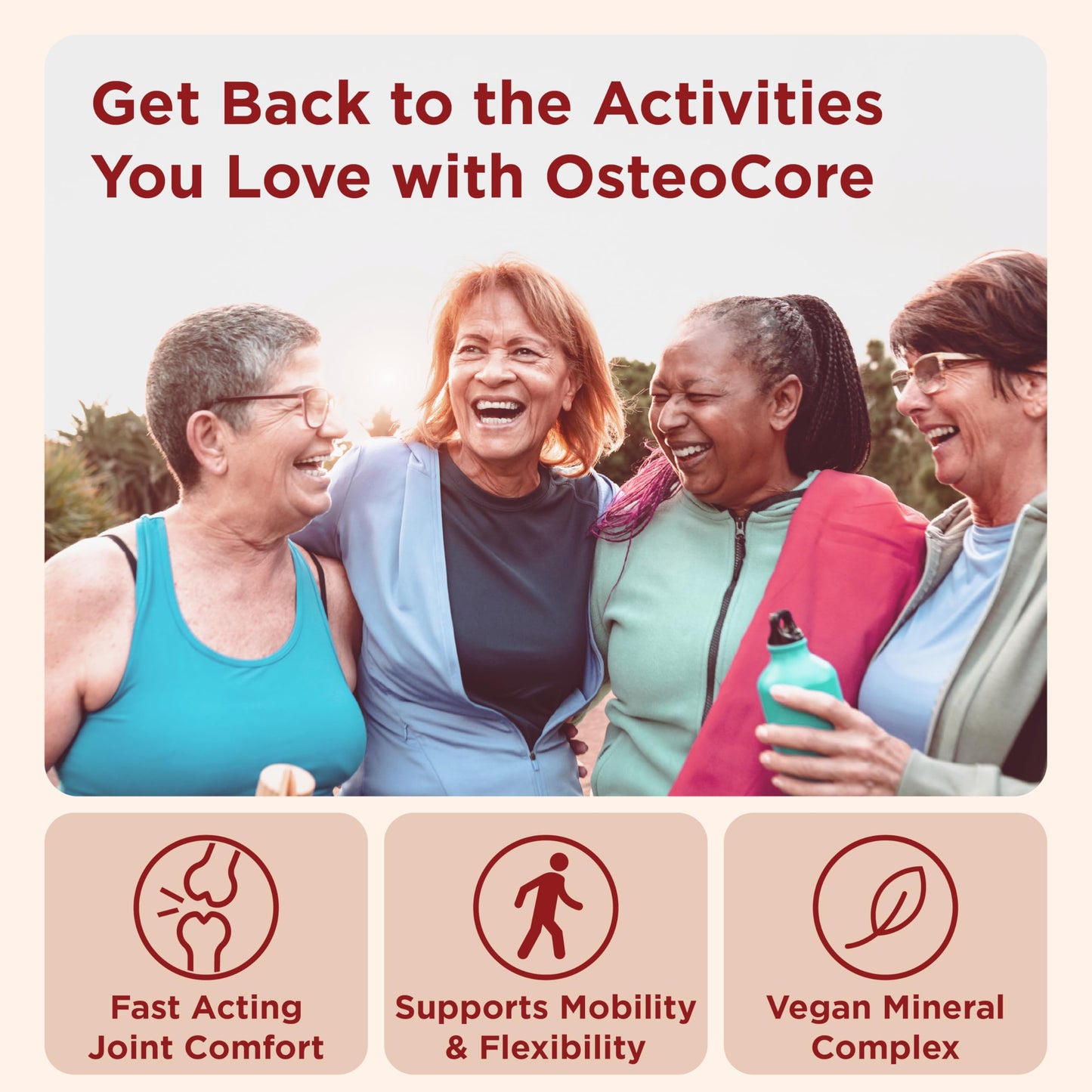 Heale Doctor Formulated OsteoCore Calcium Supplements for Women Capsules 120 Count