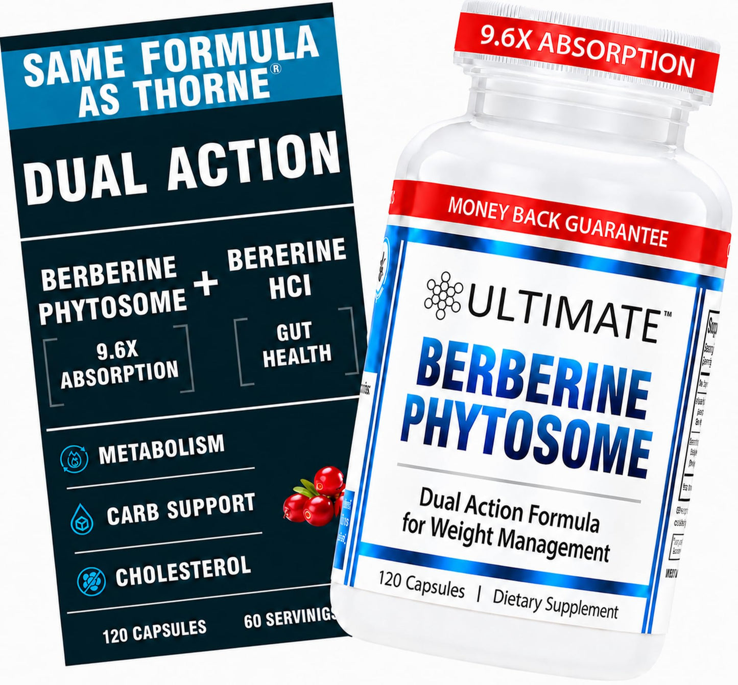Ultimate Berberine Phytosome 120 Capsules