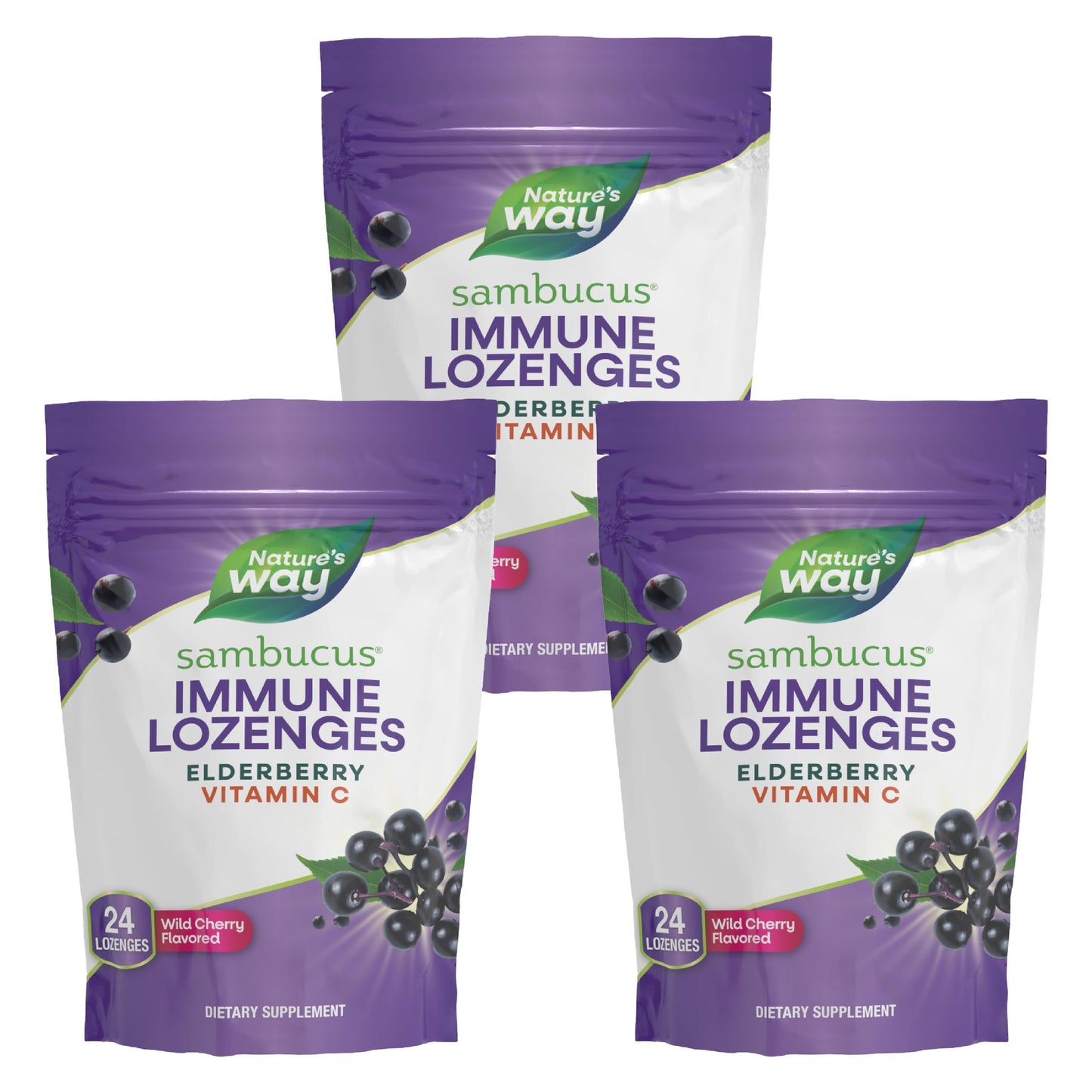 Nature's Way Sambucus Immune Lozenges 72 Count