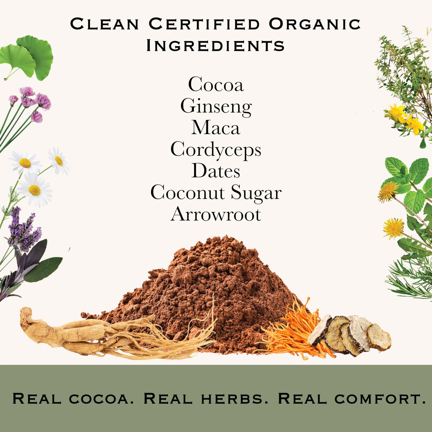 Herbal Roots Organic Energy Herbal Cocoa Powder (Powder), 8