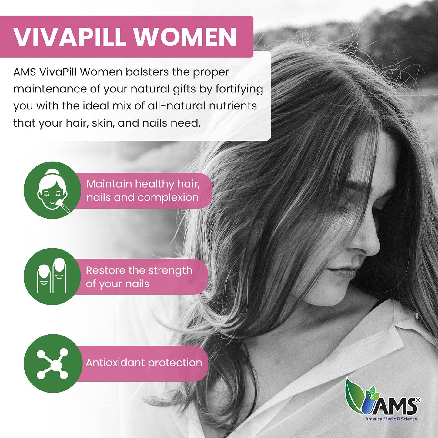 America Medic & Science VivaPill for Women Capsules, 120