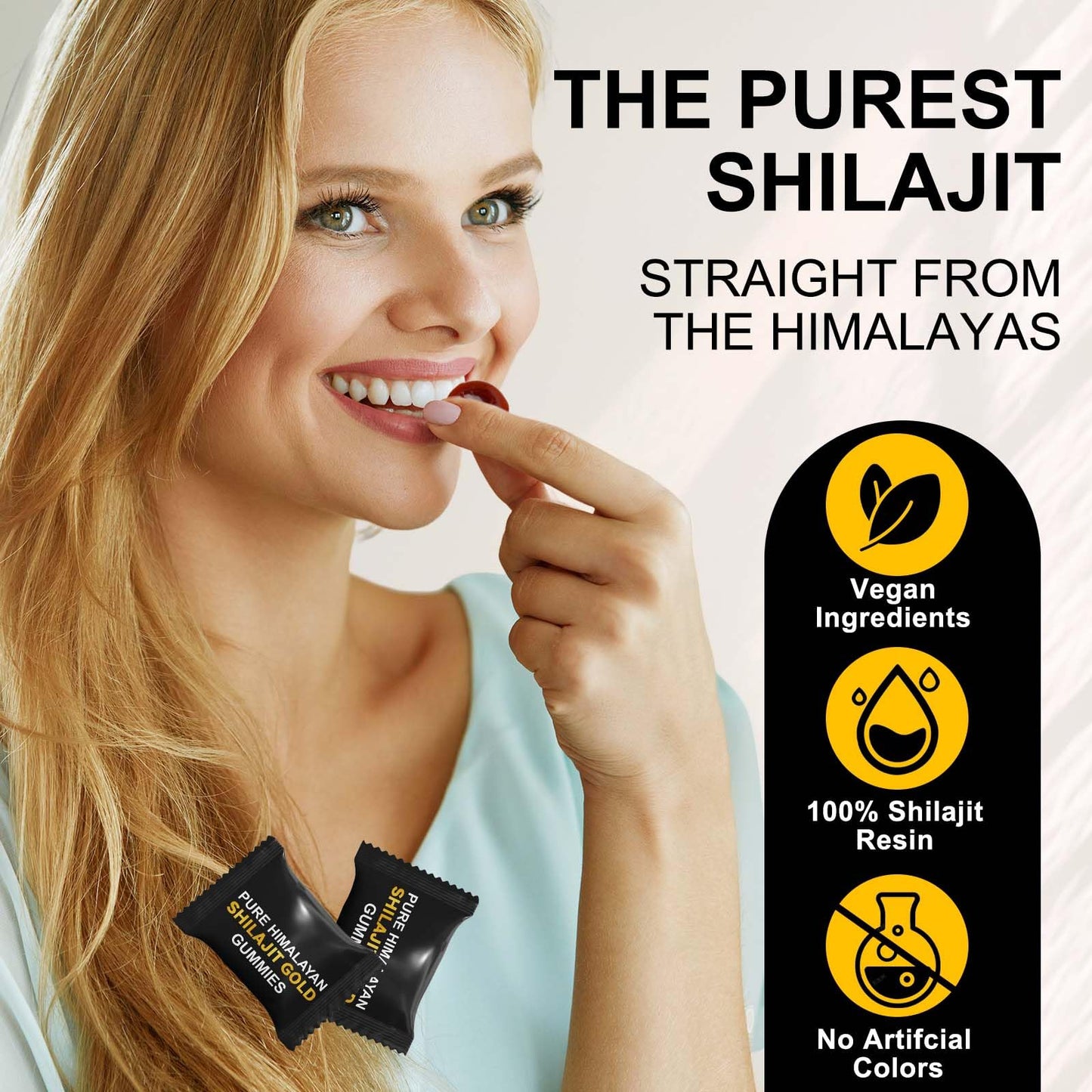 Vceeoy Shilajit Gummies, 60-Count