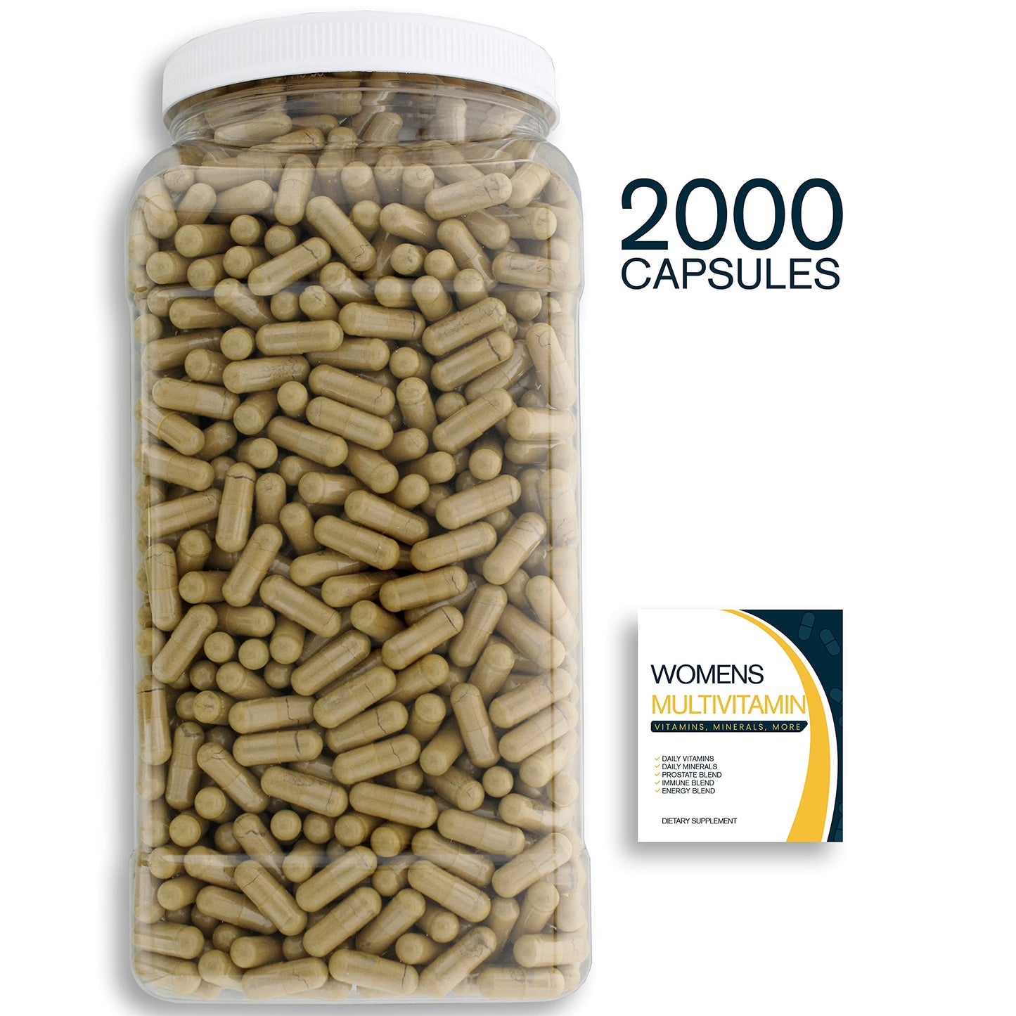 Bulk Buy Multivitamin & Women's Health Blend Capsules 2000