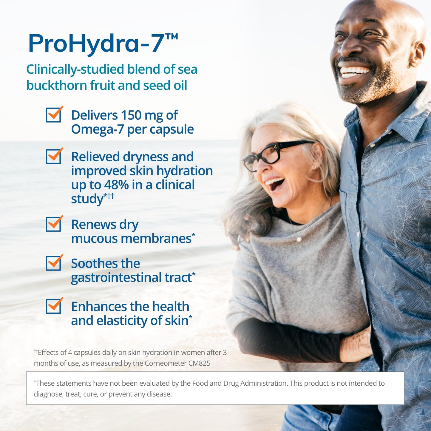 EuroMedica ProHydra-7 Skin Health Support Softgels, 120 Count
