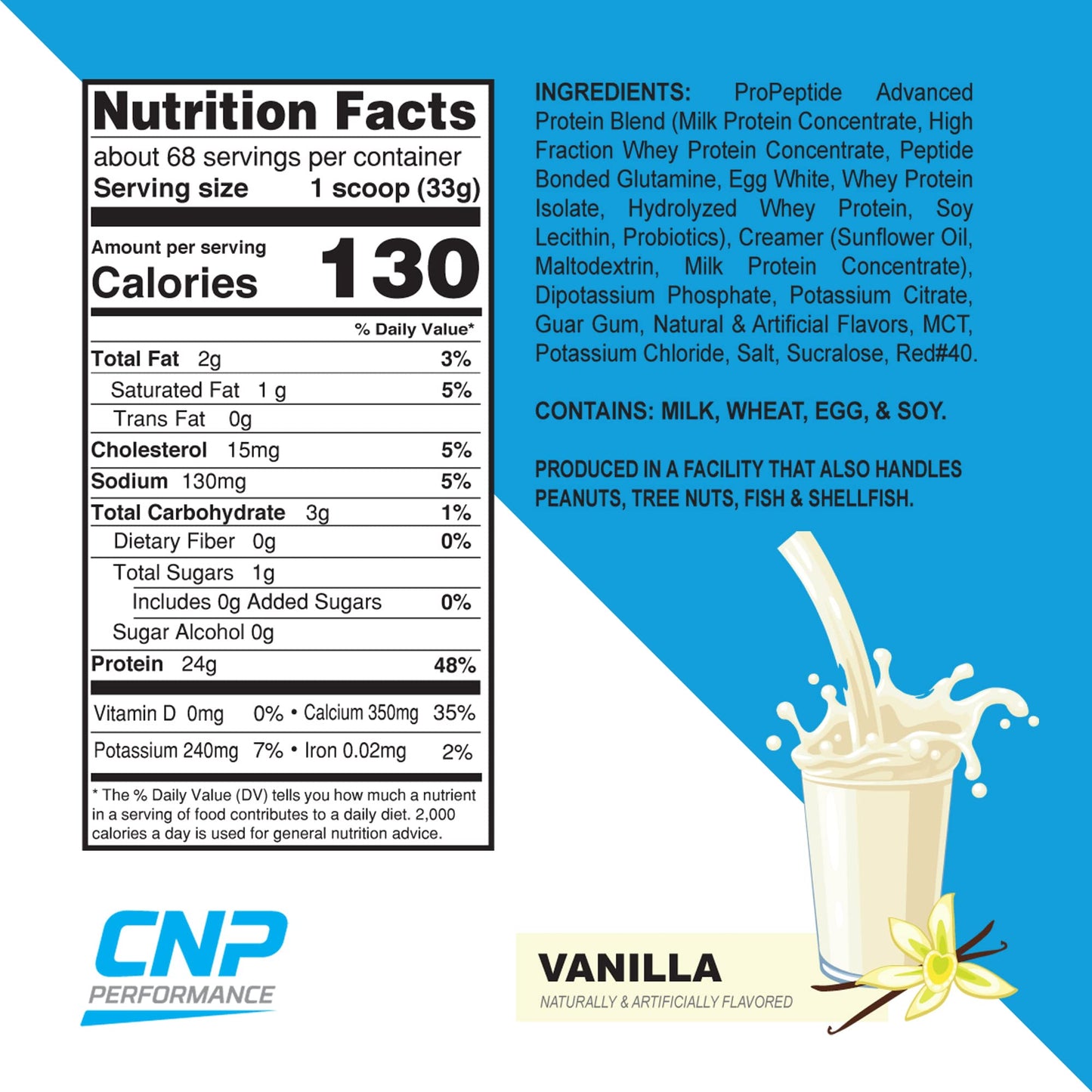 CNP Performance ProPeptide Powder 80 Servings