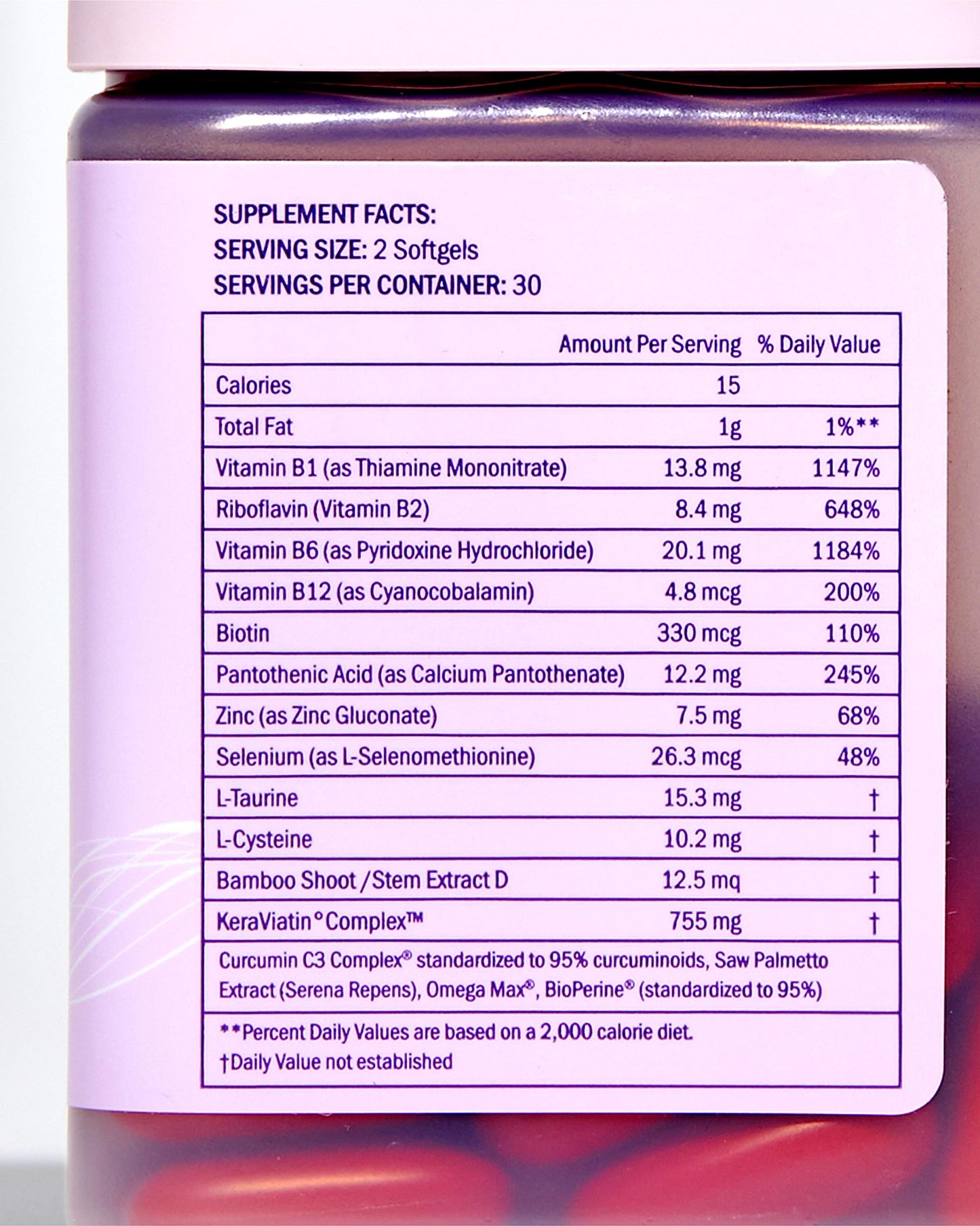 Keranique Hair & Scalp Supplements Softgels, 60 Count