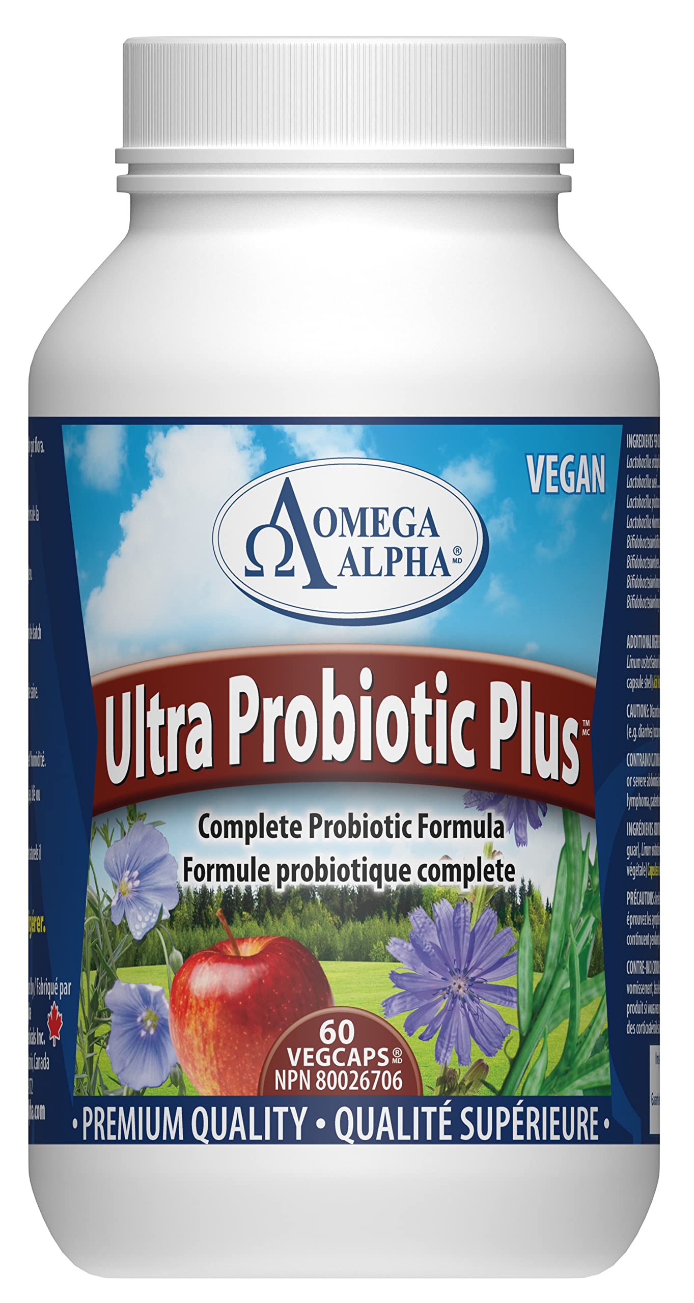 Omega Alpha Ultra Probiotic Plus Capsule 60 Count