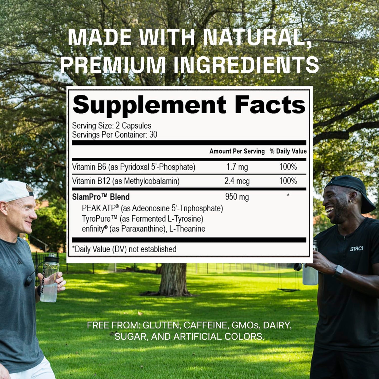 SLAMIT! Drive Nootropic Brain Supplement, Cognitive Support, 60 Capsules