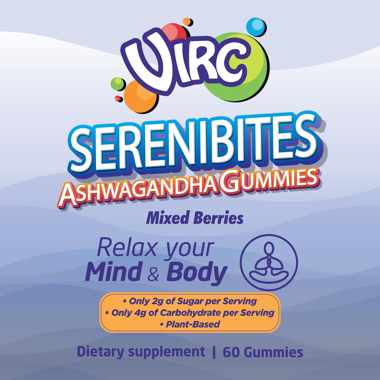 VIRC Snacks Ashwagandha Gummies 60