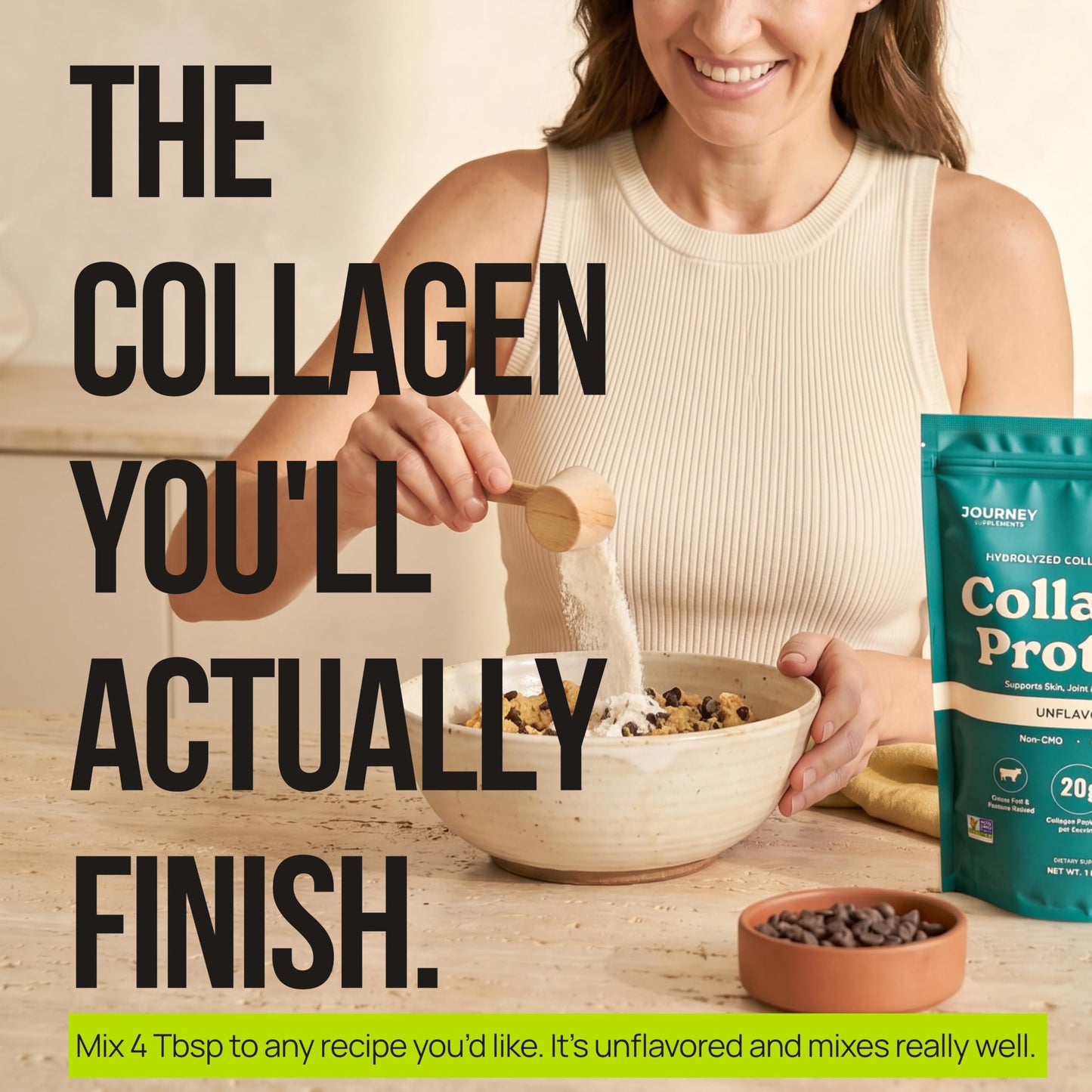 Journey Supplements Collagen Peptides Powder, 16 oz