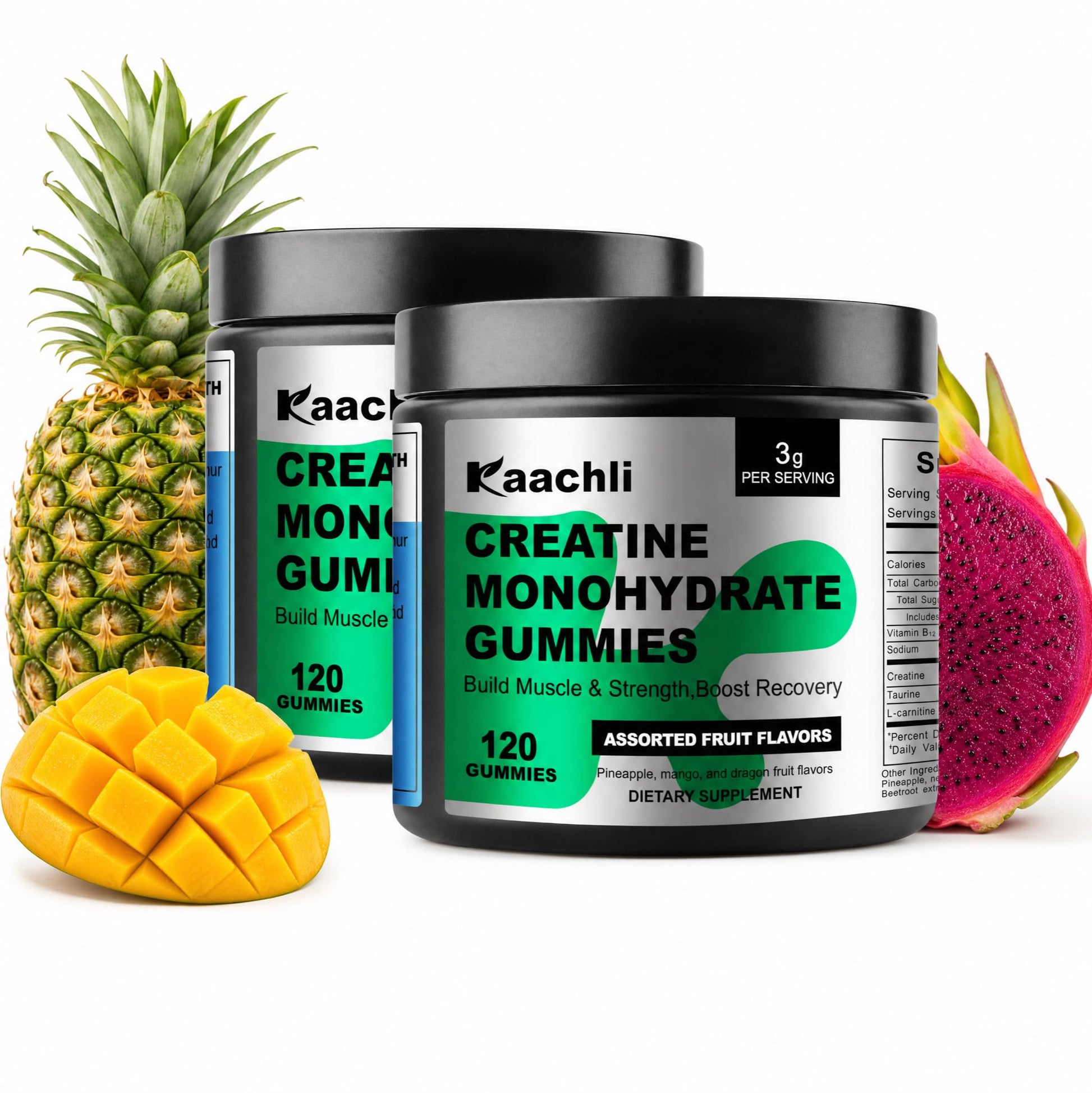 KAACHLI Creatine Monohydrate Gummies, 240 Count