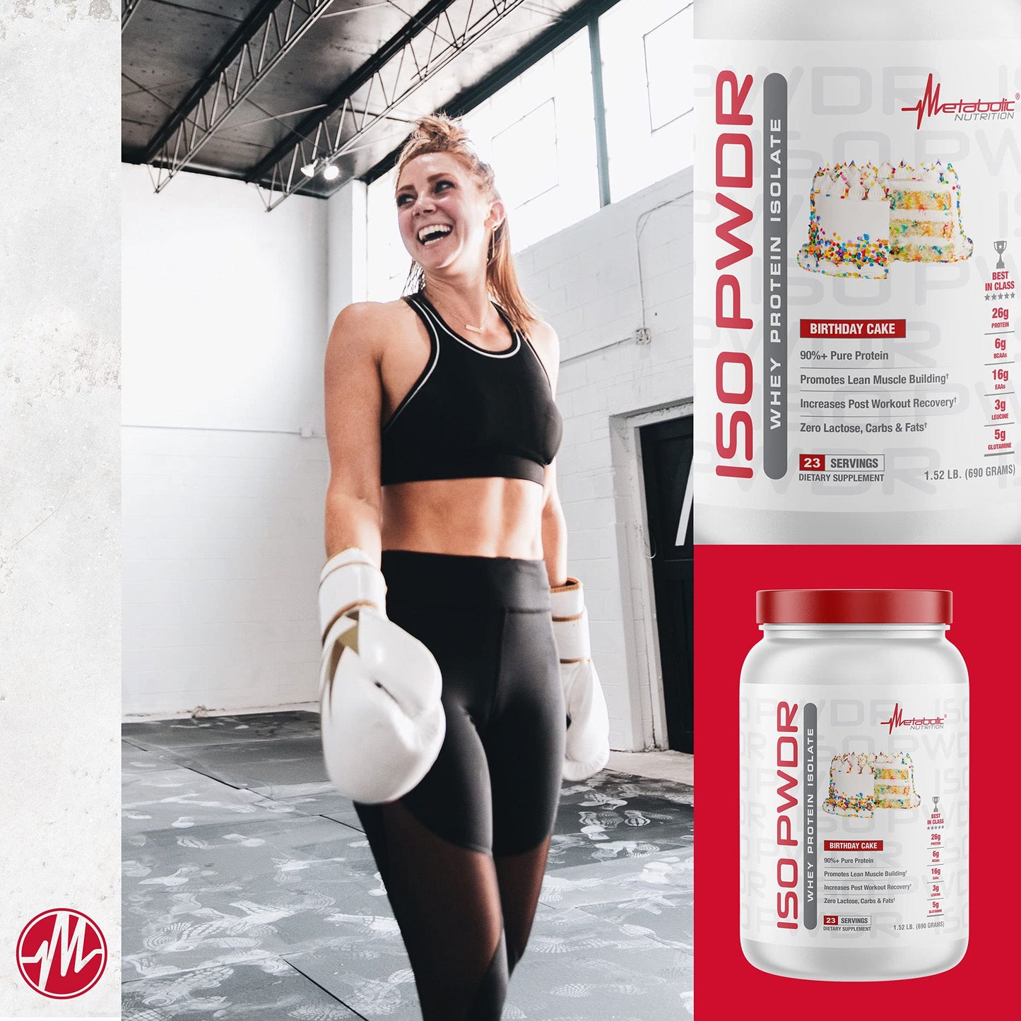 Metabolic Nutrition Whey Protein Isolate ISO PWDR Chocolate Cupcake Protein Powder