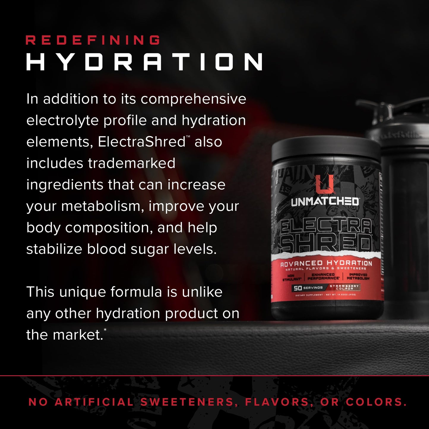 Unmatched Electrashred Advanced Hydration Formula Powder 14.11