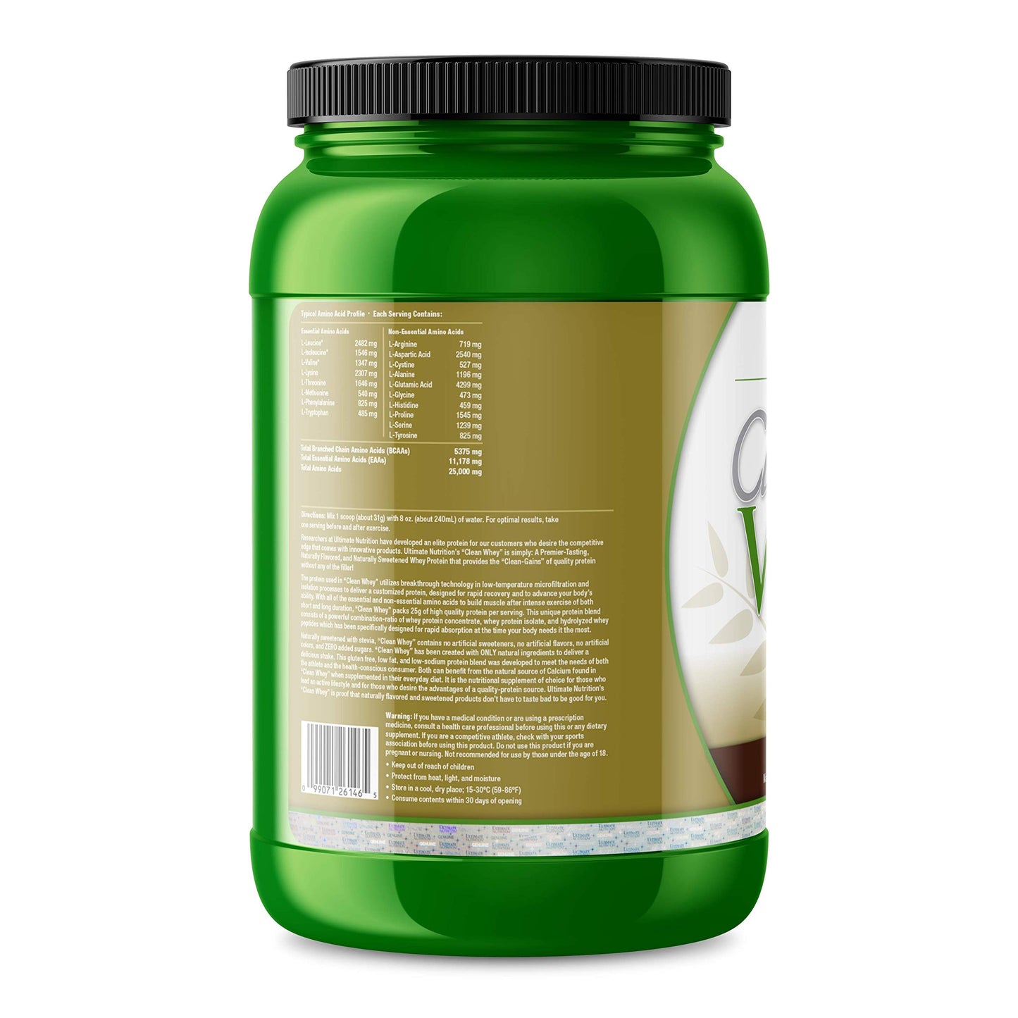 Ultimate Nutrition Clean Whey Protein Blend Powder, Chocolate Creme, 2 lb