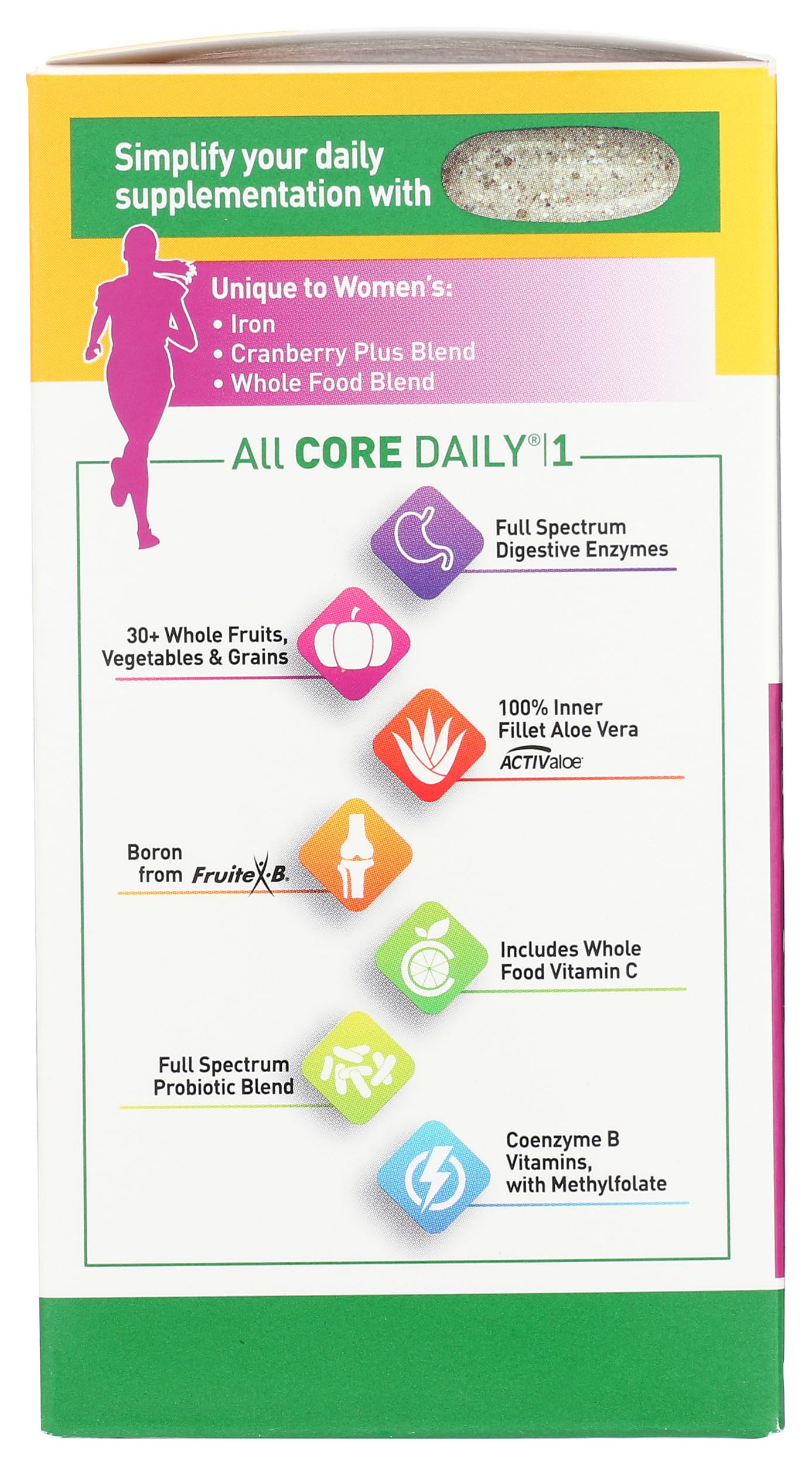 Country Life Multivitamin Women Core Daily 1 Tablets, 60 Count