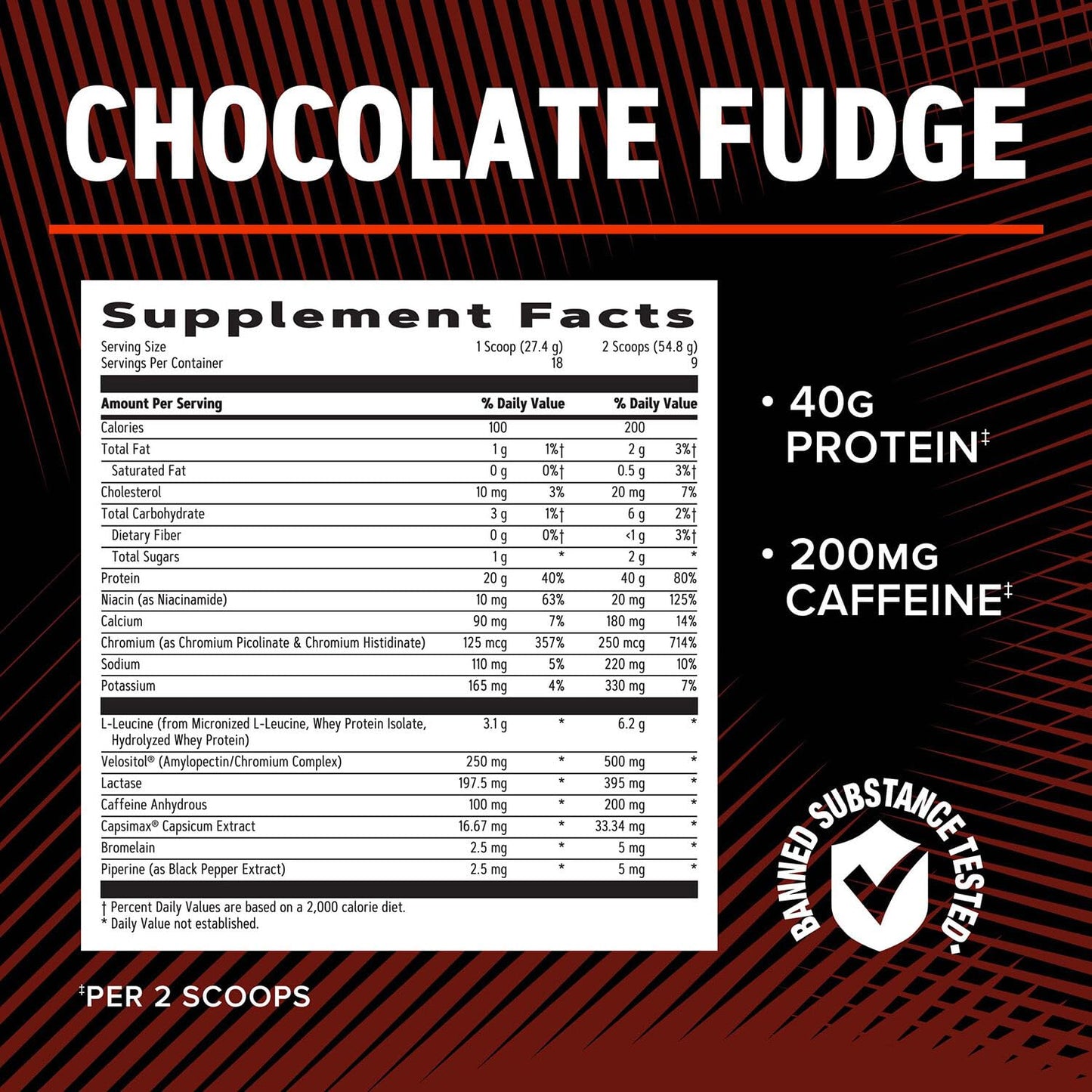 GNC AMP Wheybolic Ripped Protein Powder & Thermogenic Supplement, 9 Servings