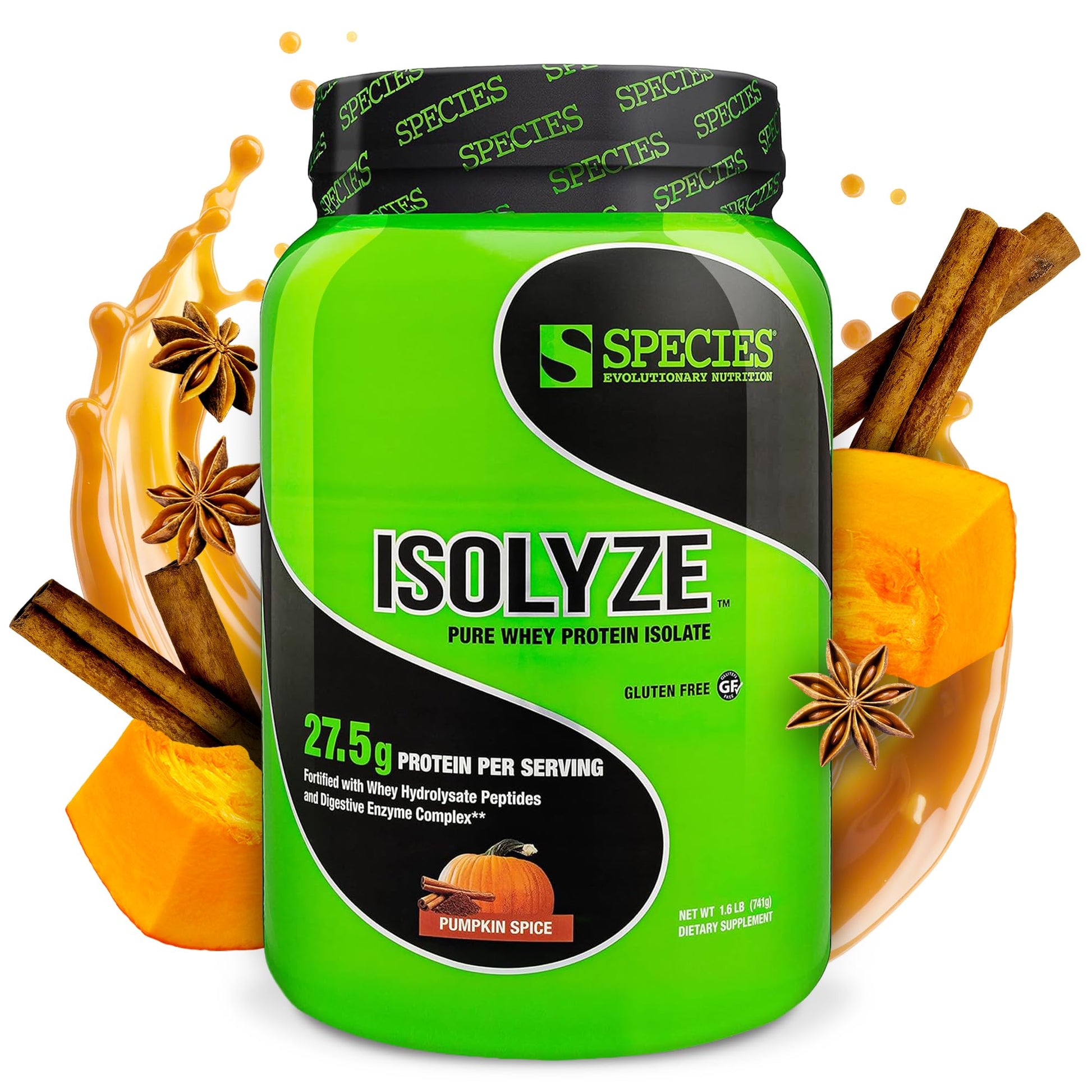 Species Nutrition Isolyze Whey Protein Powder 24.8 oz