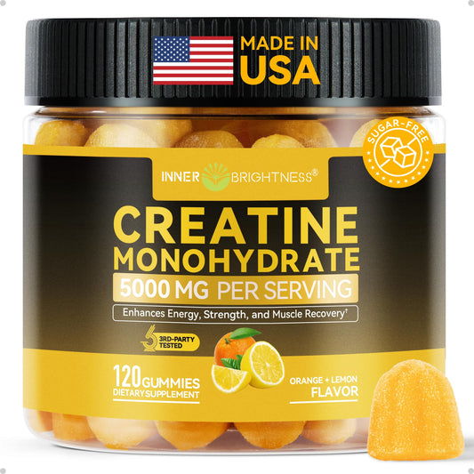 Inner Brightness Creatine Monohydrate Gummies, 120 Count