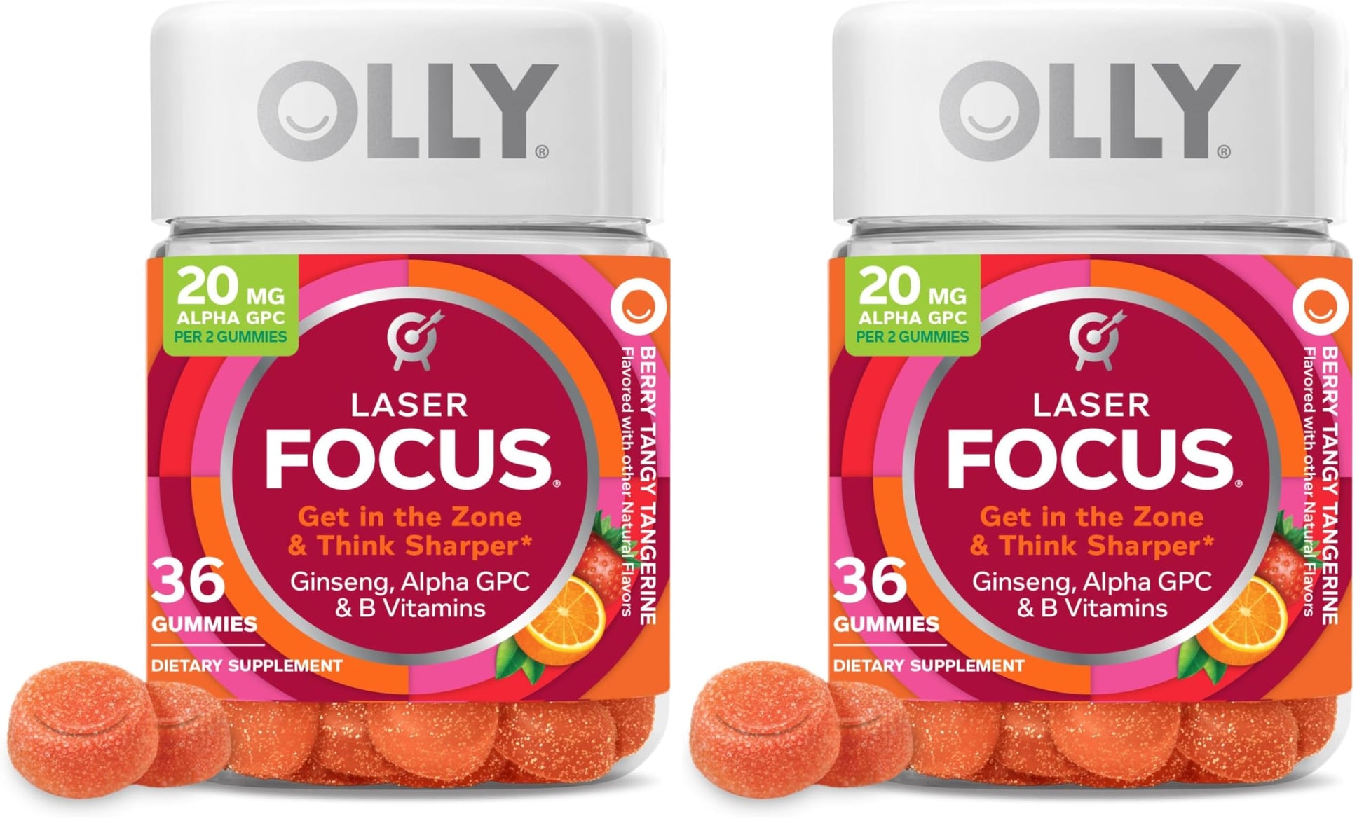 OLLY Laser Focus Gummies 72 Count