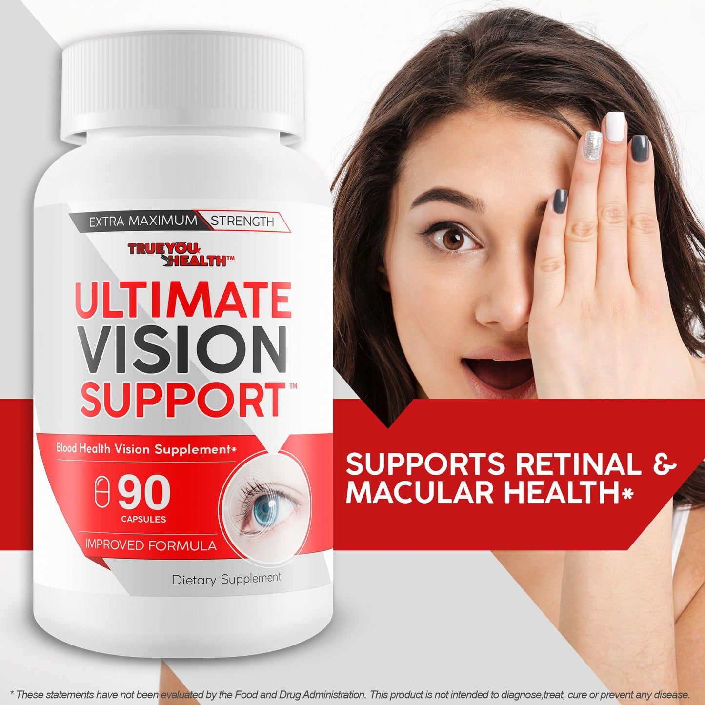 True You Health Ultimate Vision Support Lutein Zeaxanthin Capsule 90 Count