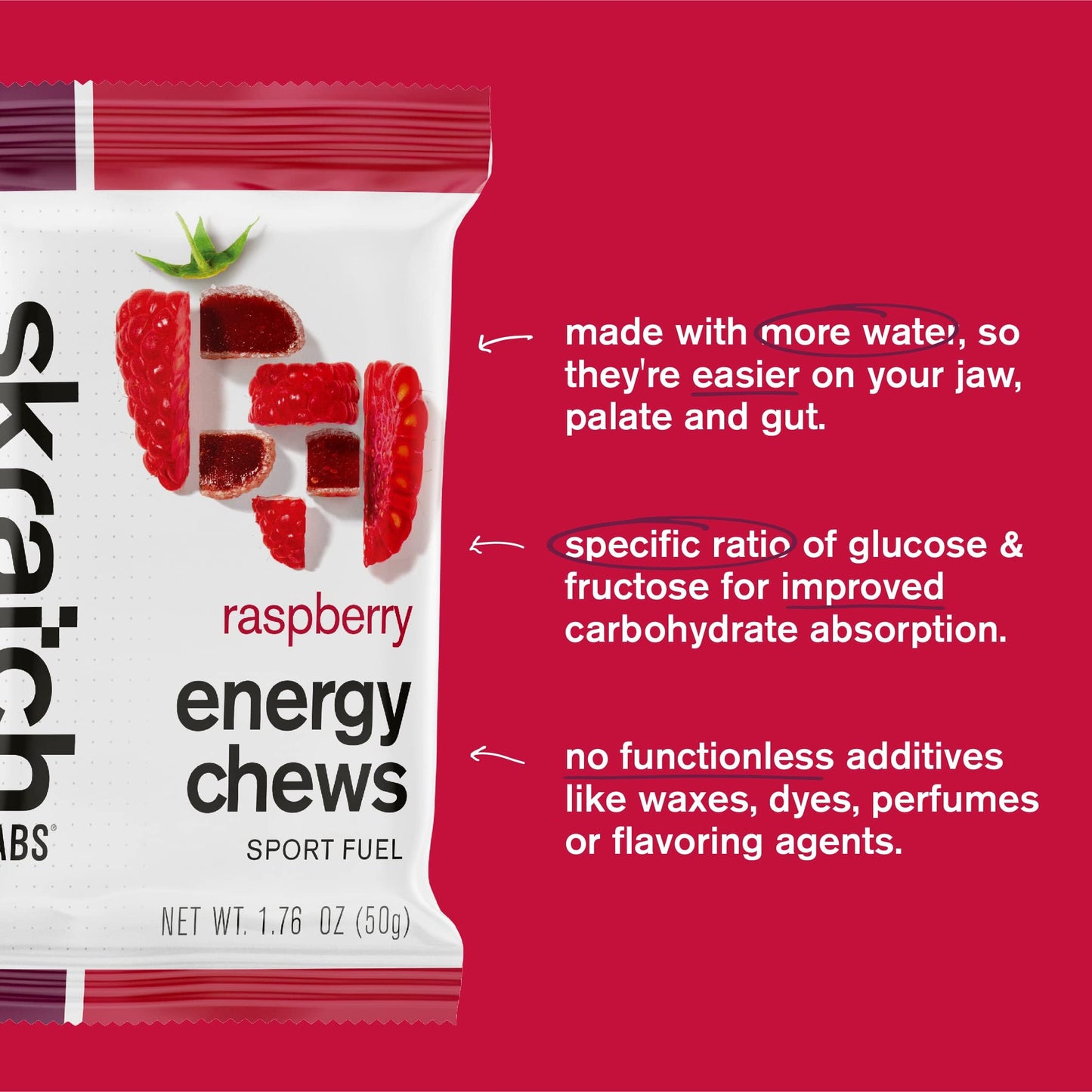 Skratch Labs Energy Chews Gummies 18
