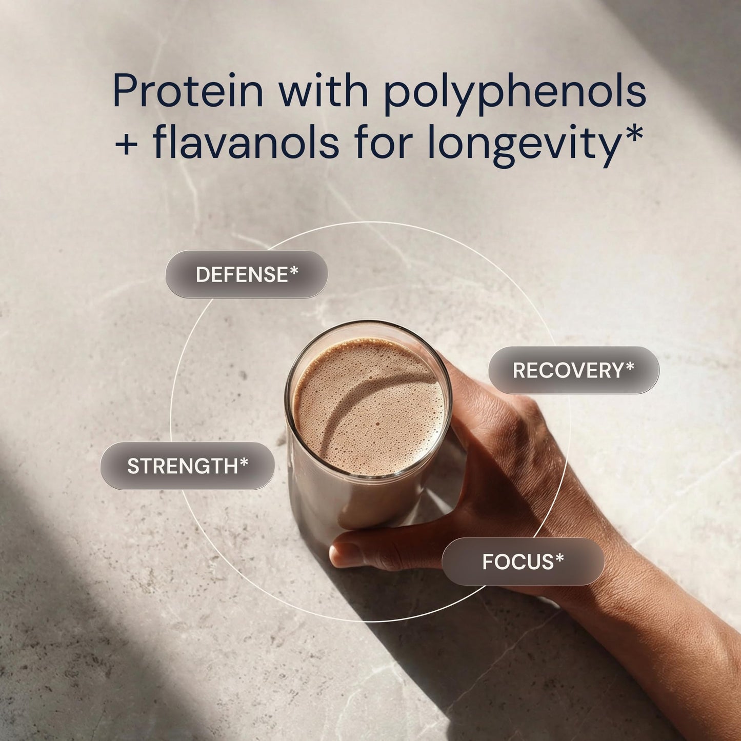 Blueprint Bryan Johnson Chocolate Protein Powder, Vegan Plant-Based, Non-GMO, 30 Servings