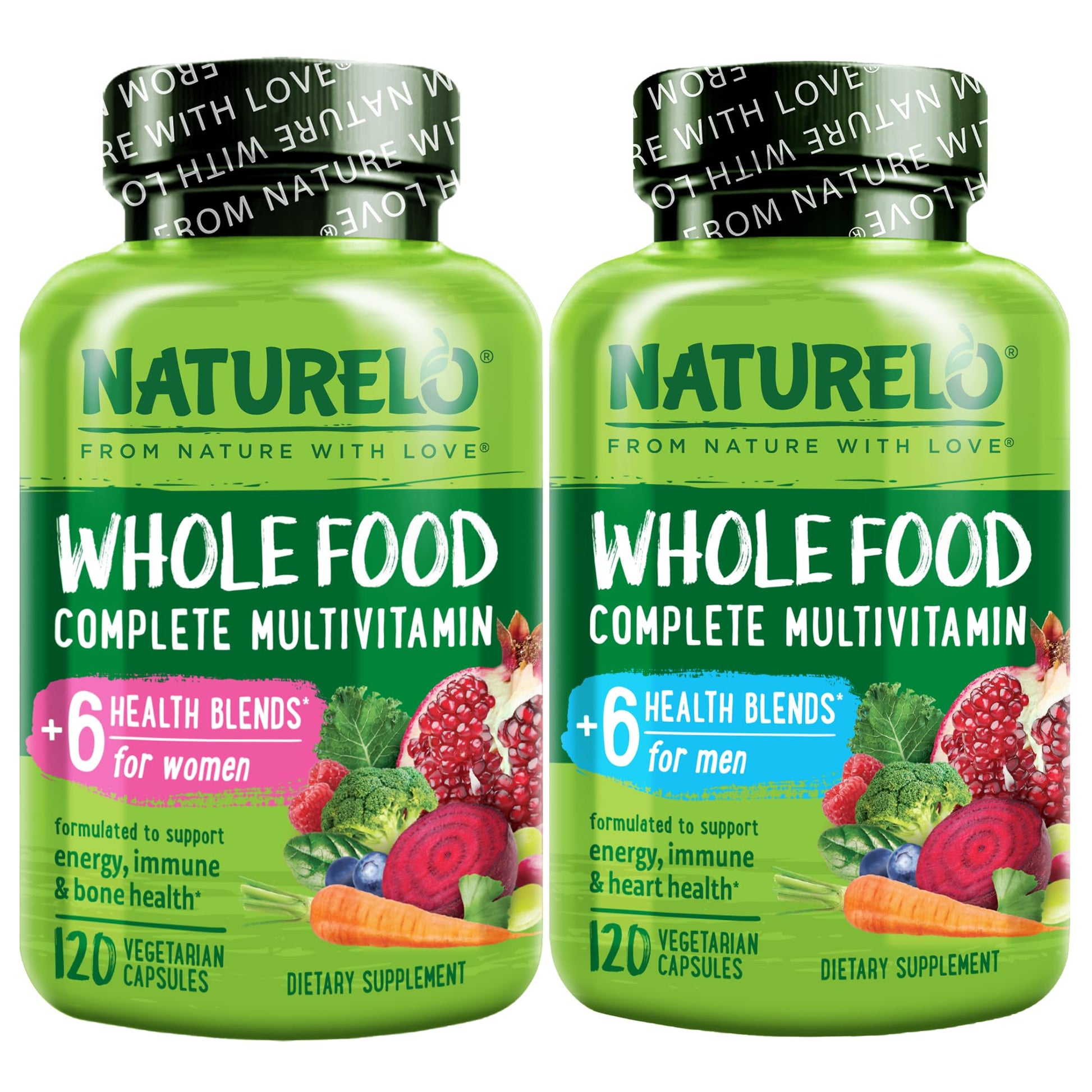 NATURELO Whole Food Multivitamin for Women and Men Capsules 240