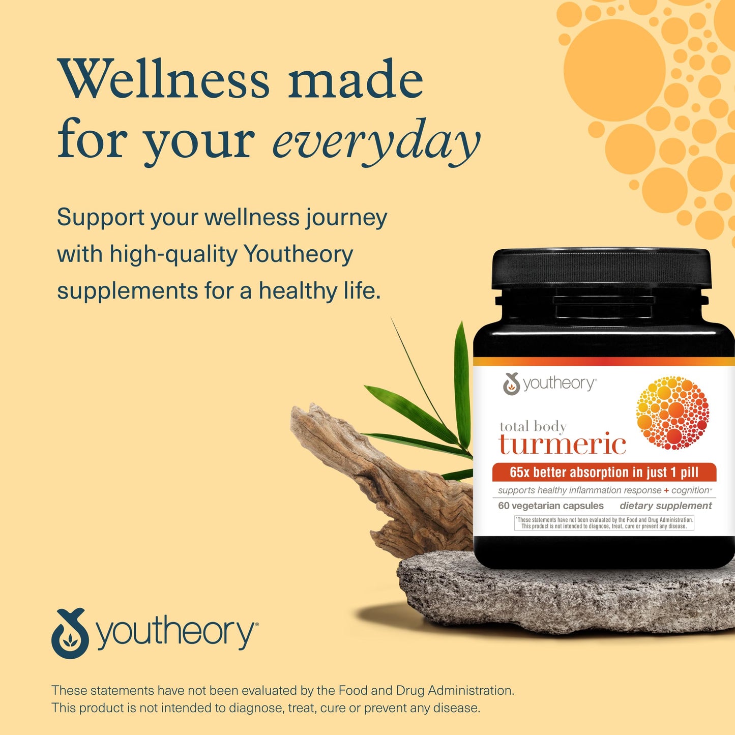 Youtheory Total Body Turmeric Capsules 30 Count