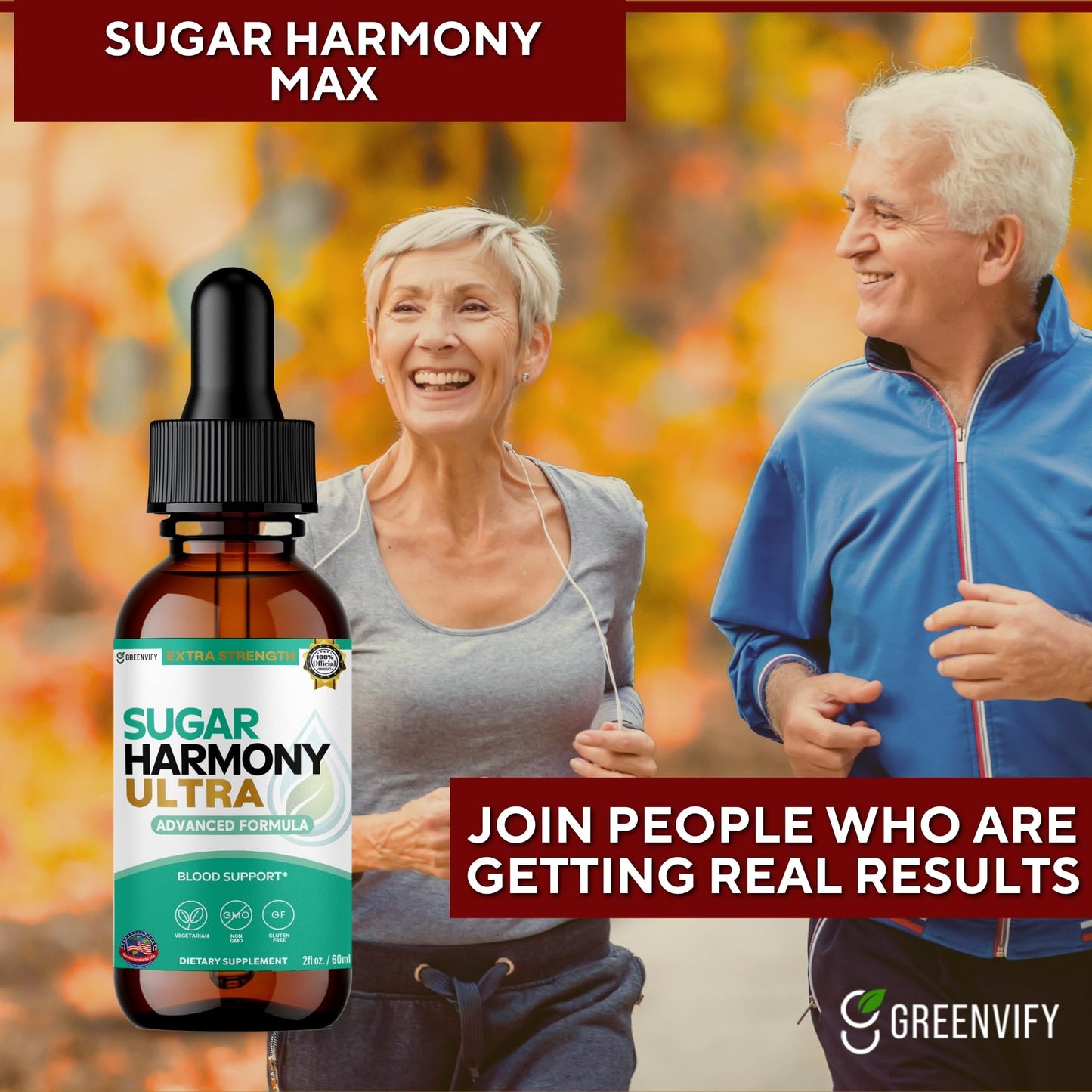 GREENVIFY Sugar Harmony Ultra Advanced Formula Blood Support Capsules, 60 Capsules