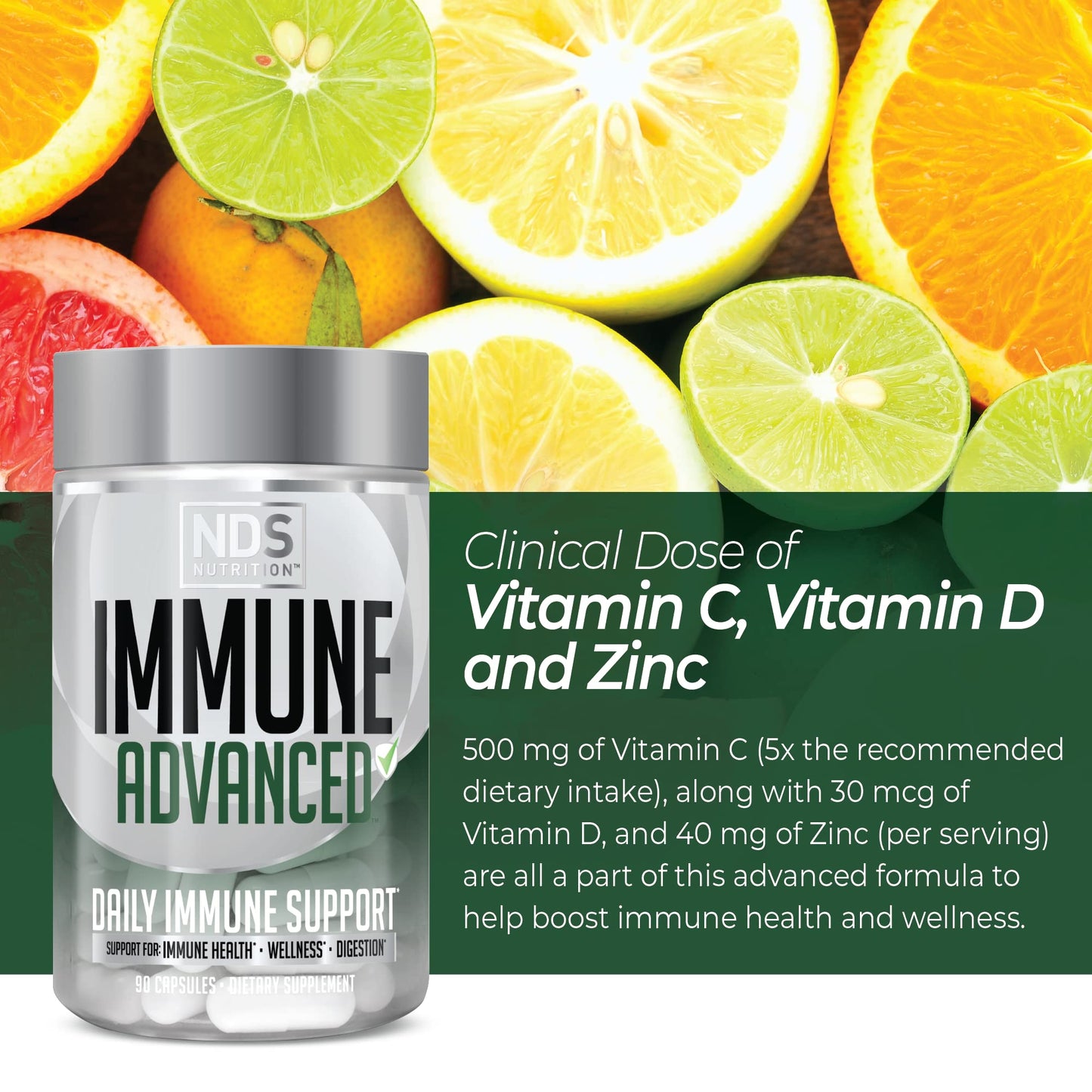 FitLife Brands Adults Nutrition Advanced Immune Booster 90 Capsules