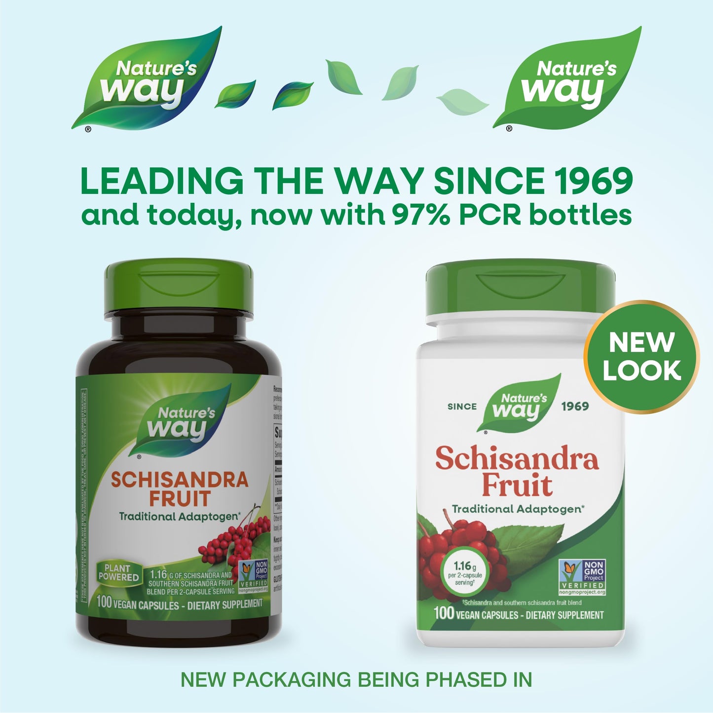 Nature's Way Schisandra Fruit Capsules, Capsule, 200 Count