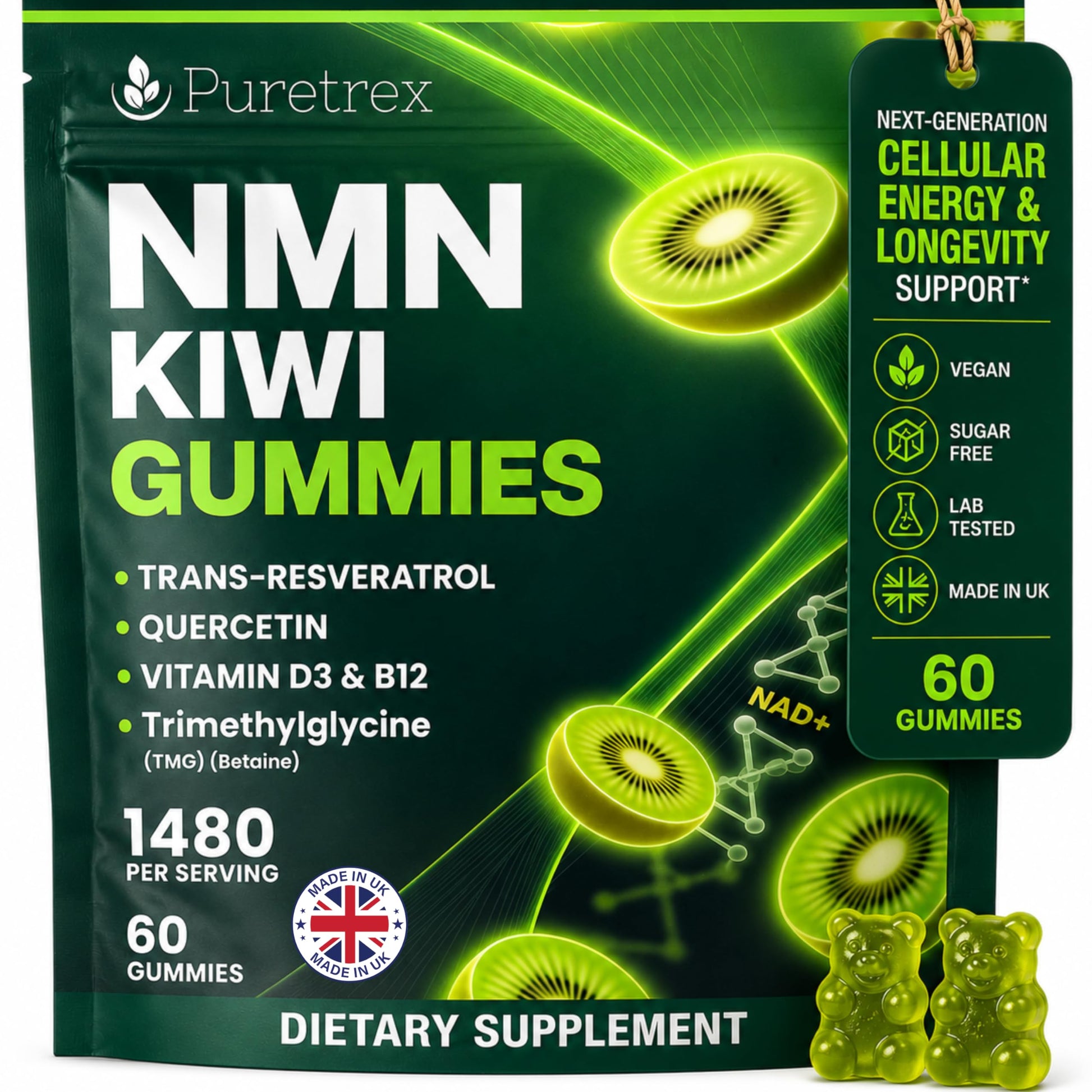 PURETREX NMN Gummies 60 Gummies