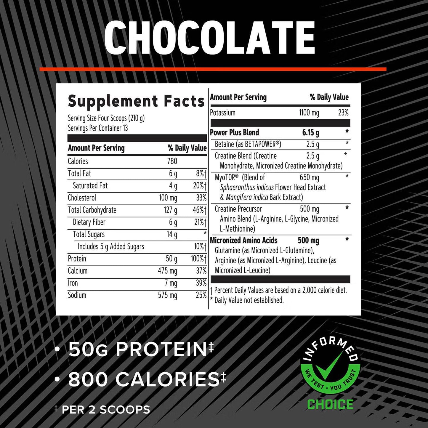 GNC AMP Mass XXX with MyoTOR Powder 96.3 oz