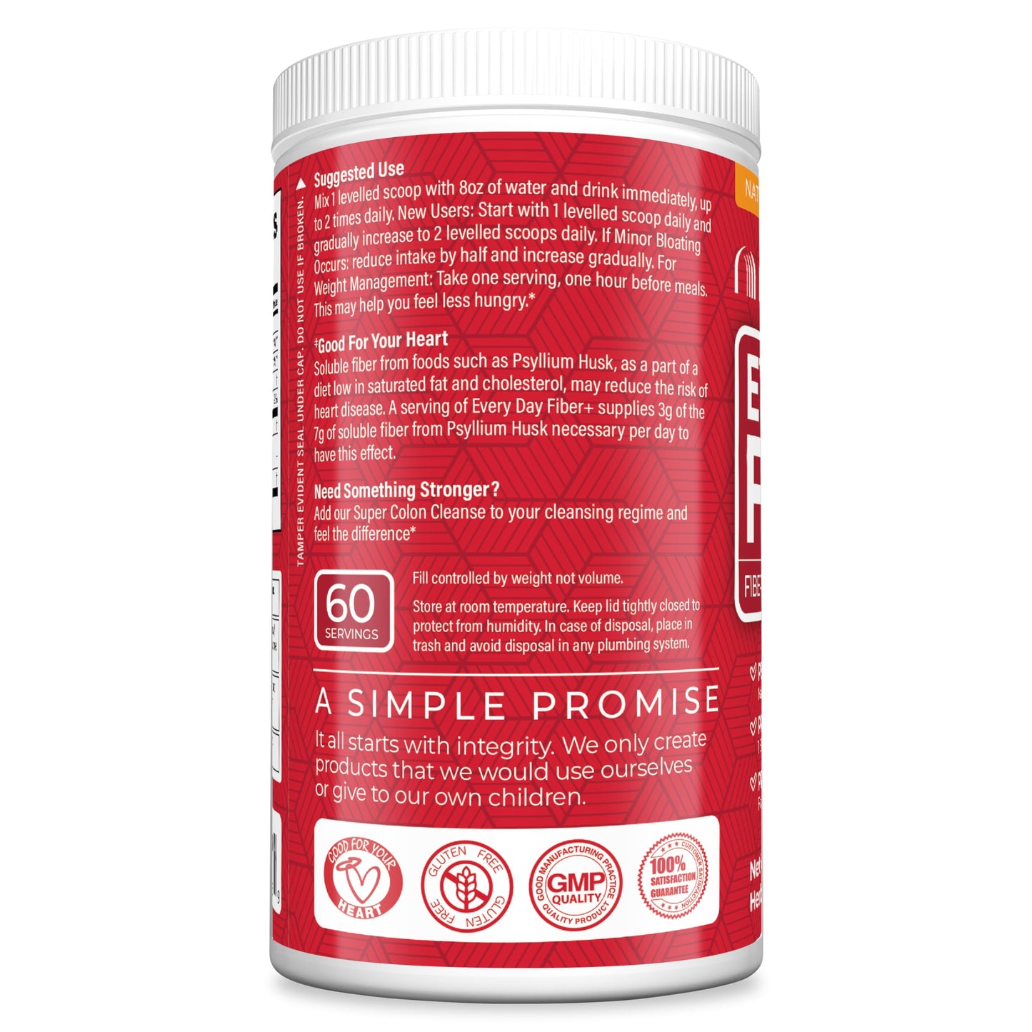 Health Plus Every Day Fiber+ Powder 36