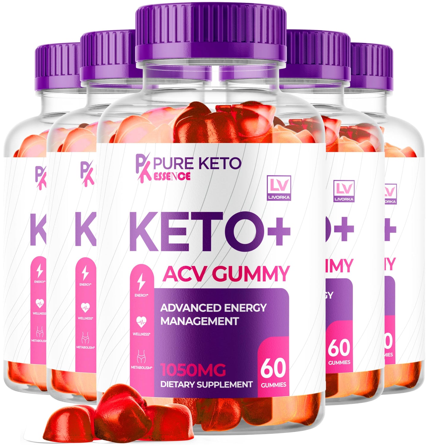 LIVORKA Pure Keto Essence ACV 300 Gummies